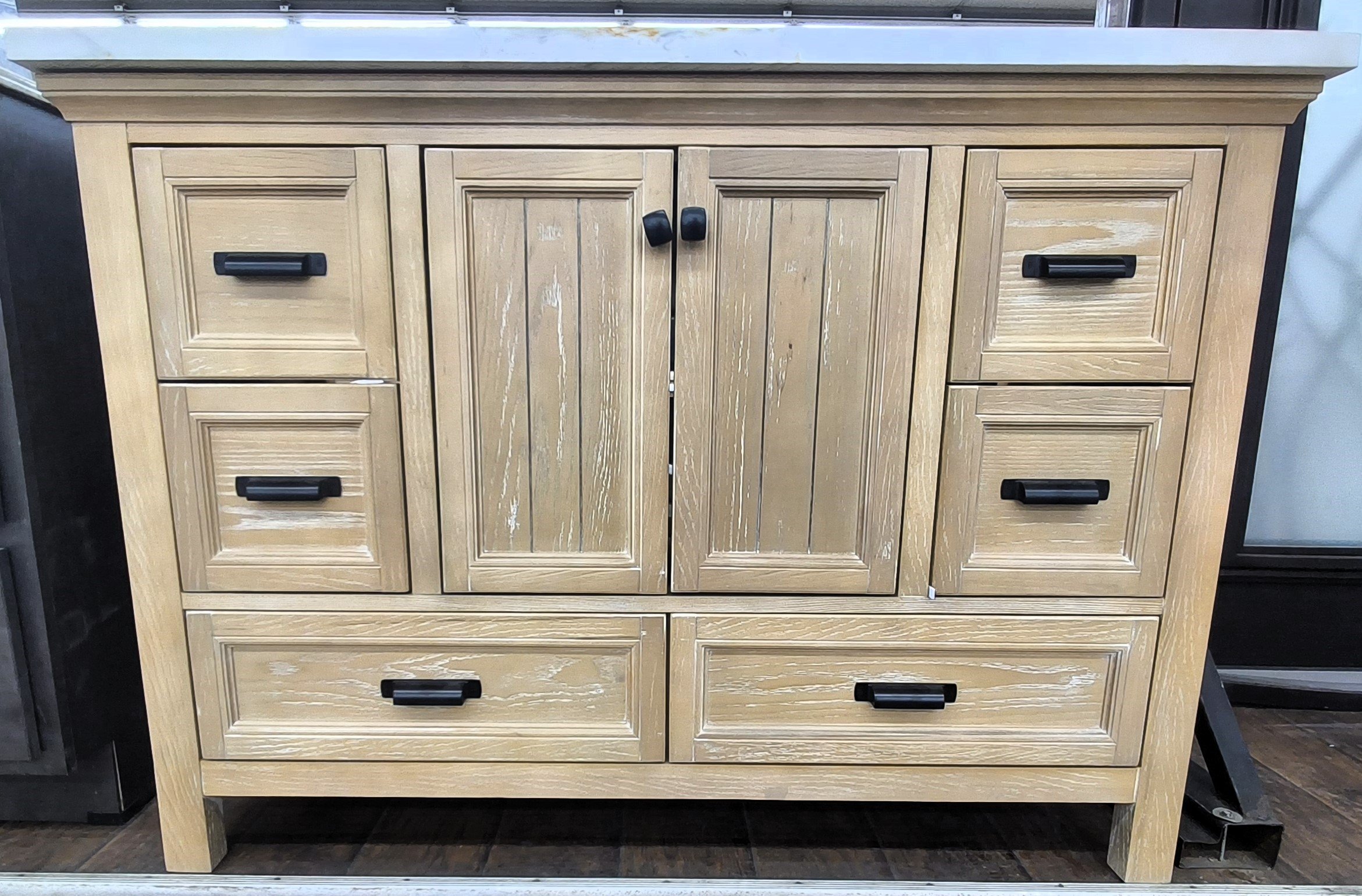 Brantley Winter Oak BAWOV-Tall Furniture Vanity