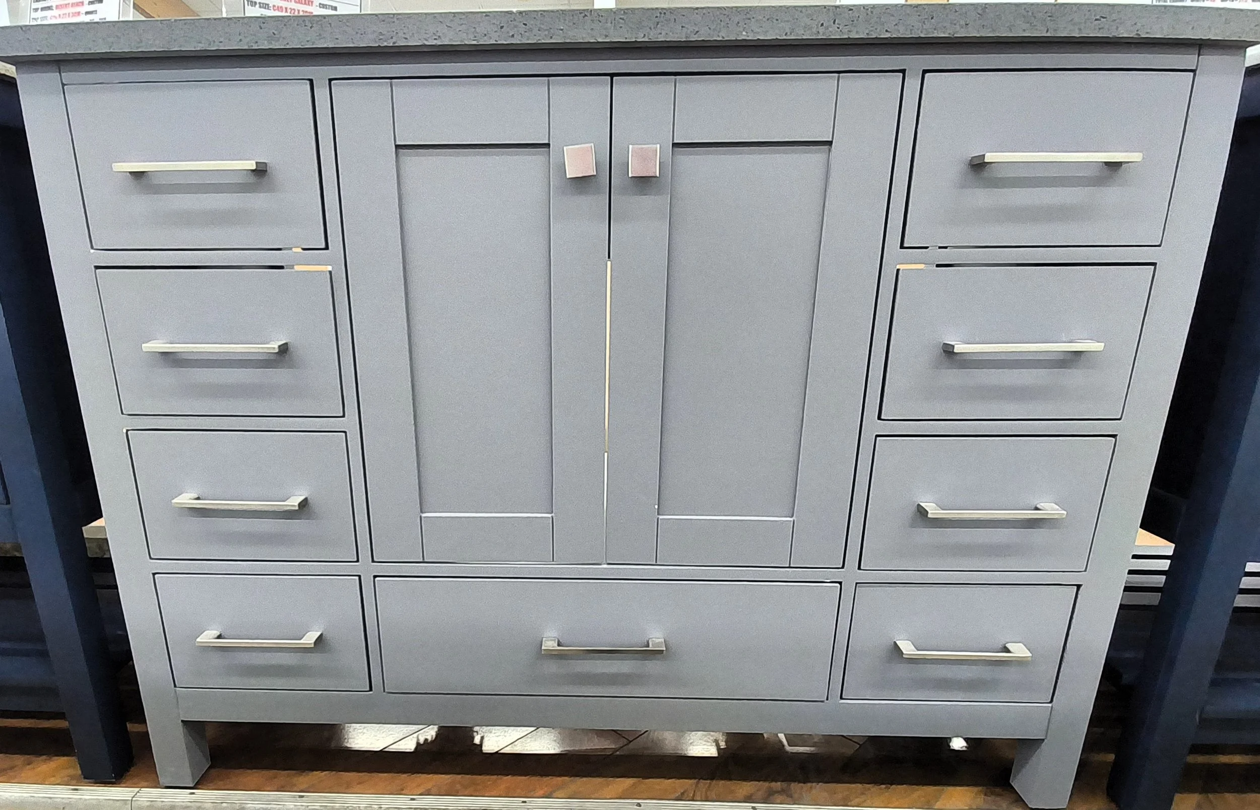 Frida Grey VSB - Tall Furniture Vanity