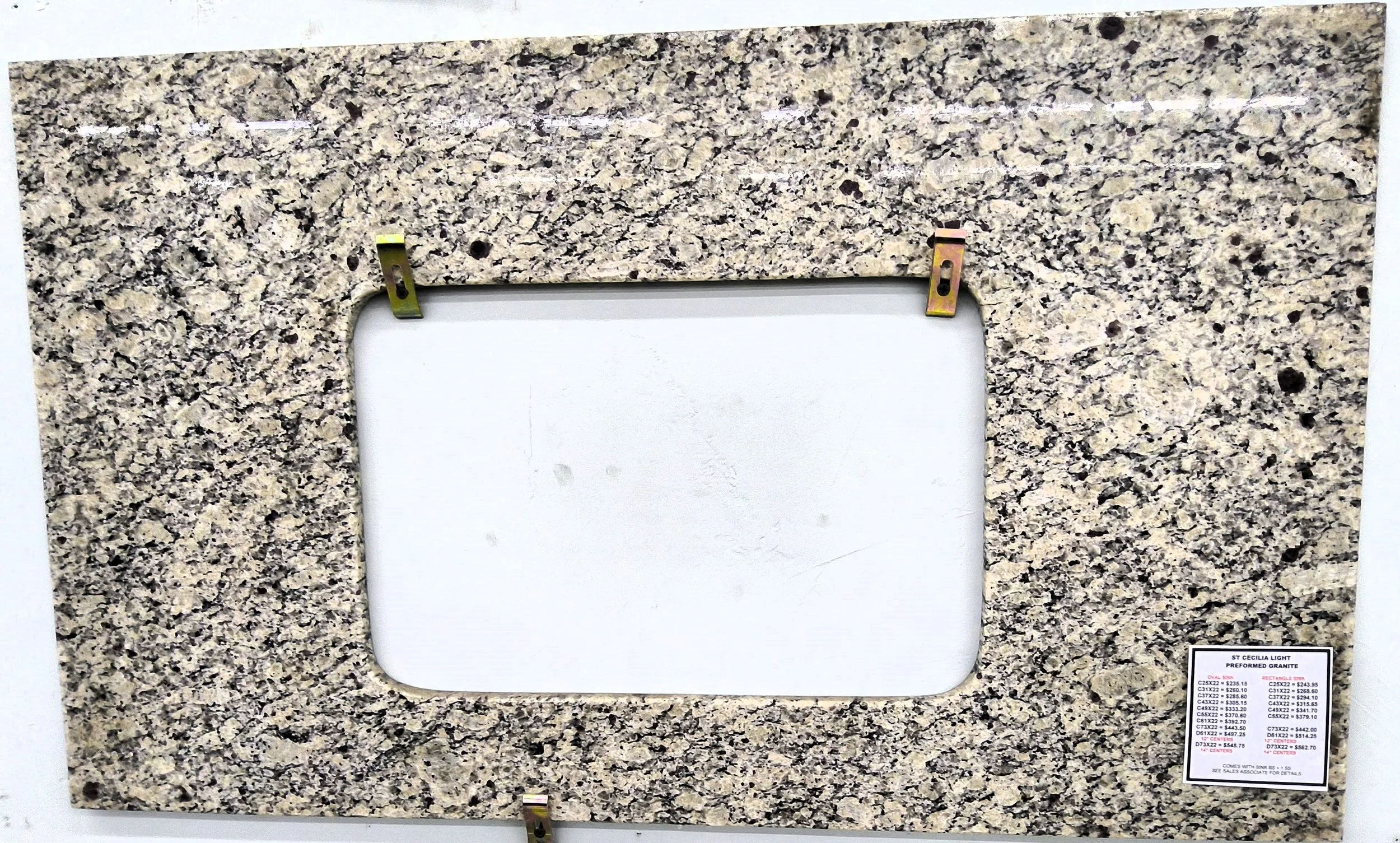 St. Cecelia Light Rectangle &amp; Oval Sink