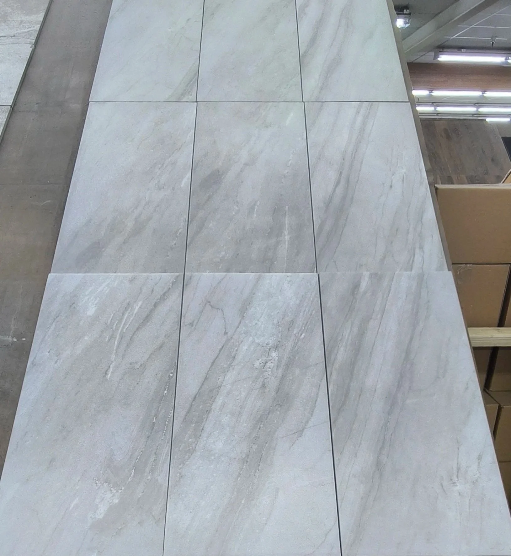 Roman Grey Grade-A Porcelain Flooring