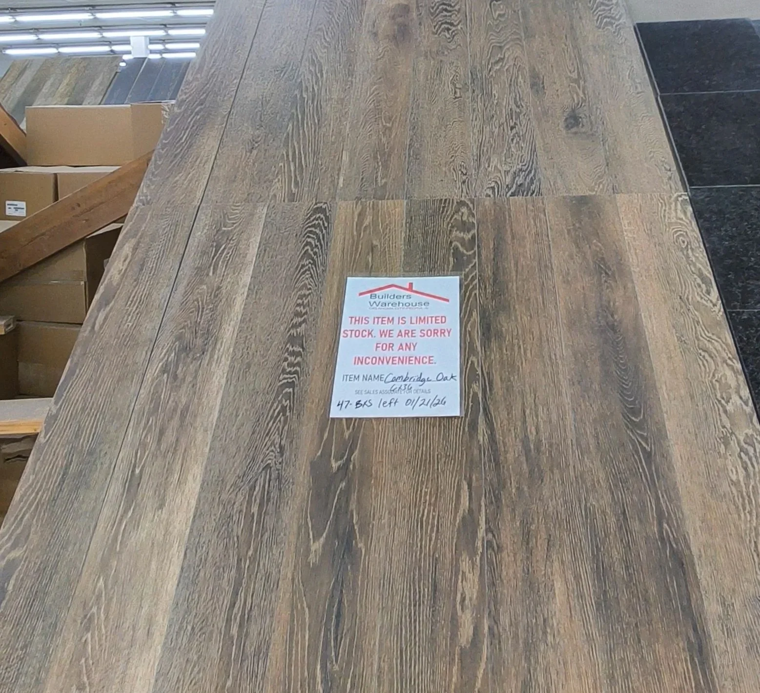 Cambridge Oak Grade-A Porcelain Flooring