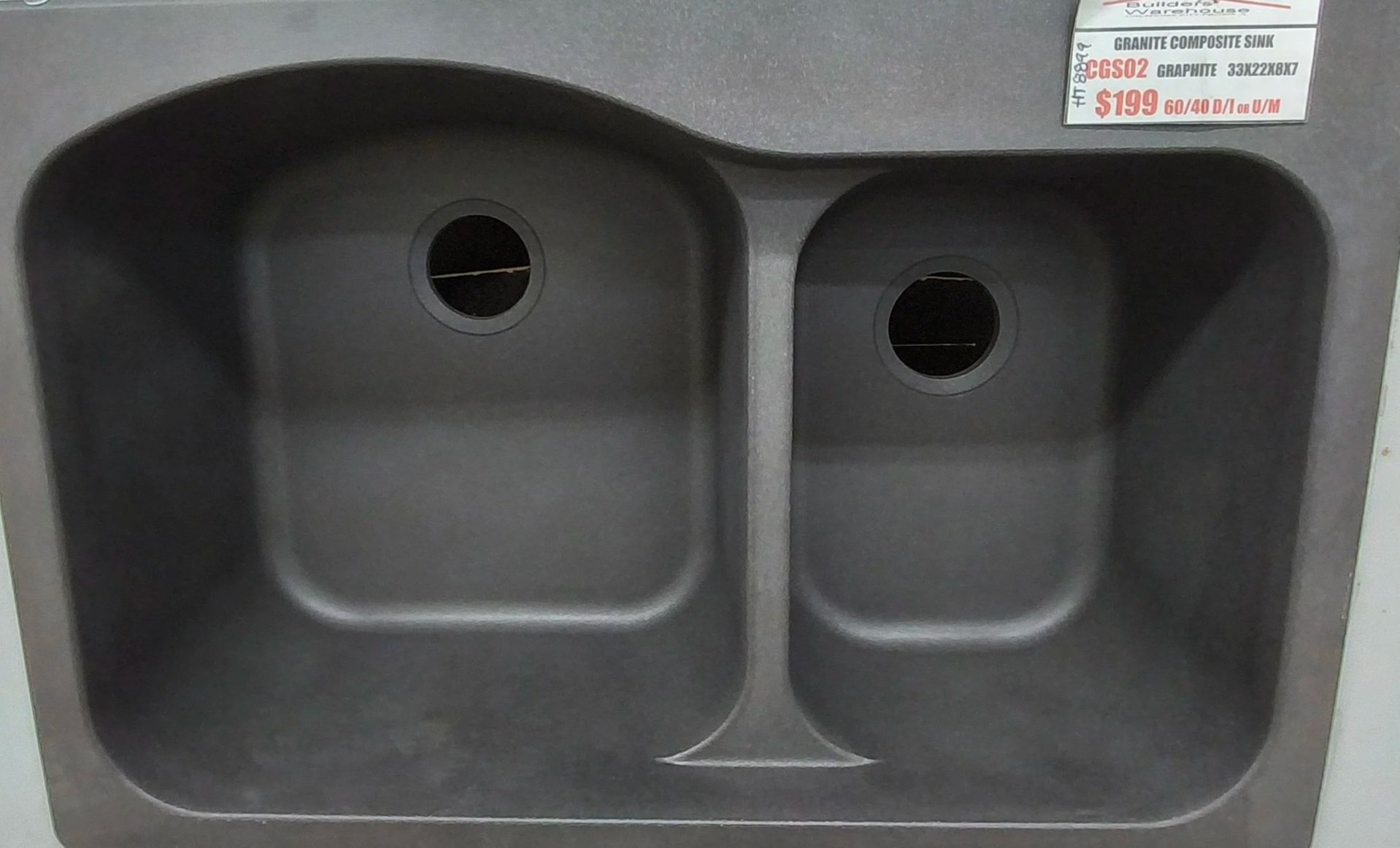 CGS02 Graphite Granite Composite Drop-in Sink