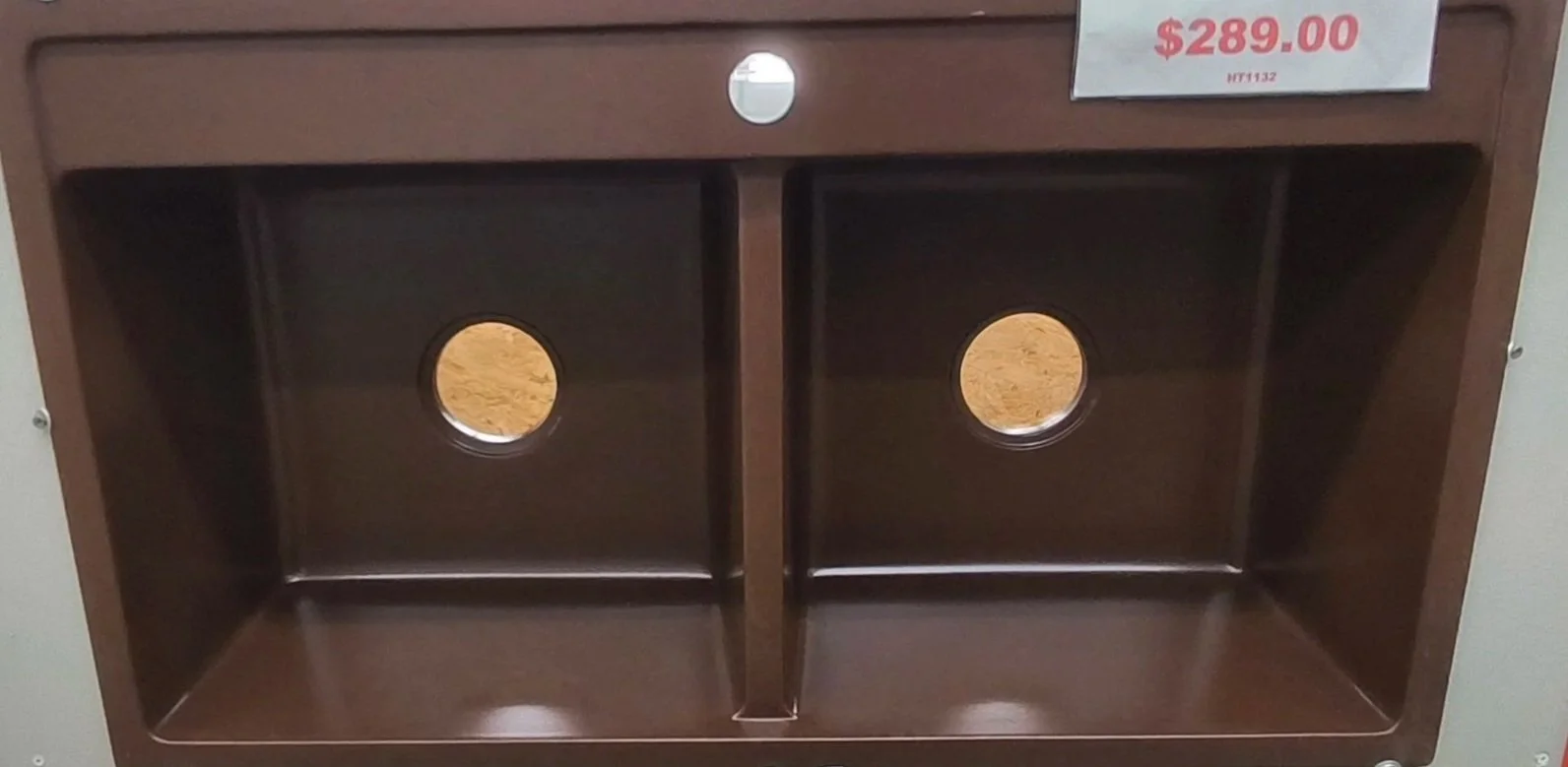 KB-GSTD8649 50/50 Drop-in Granite Composite Sink