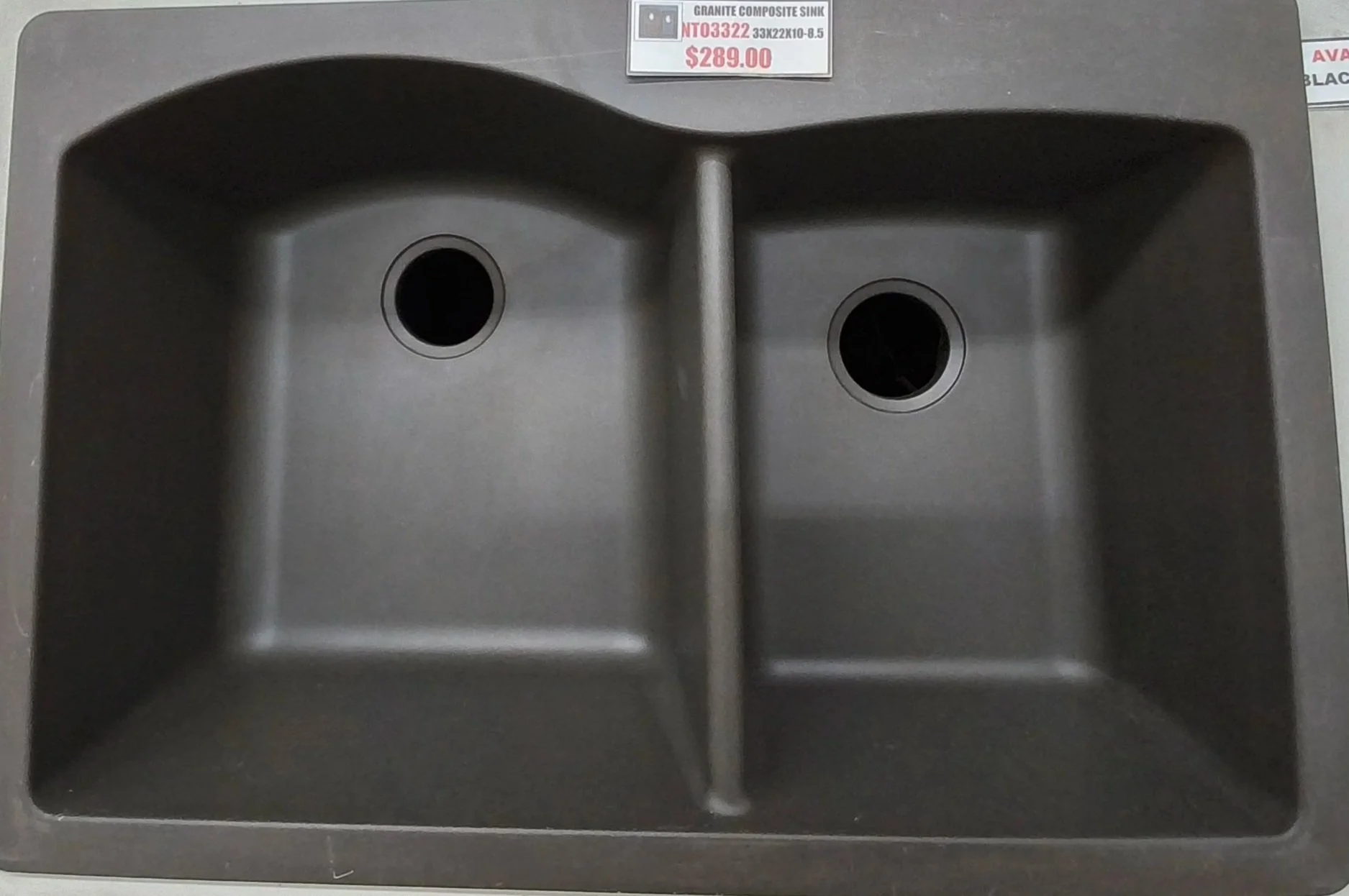NTO3322 Drop-in Granite Composite Sink 