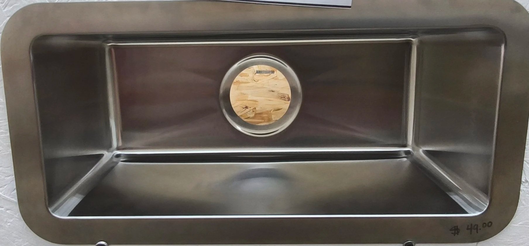 16 Gauge 4105 Stainless Steele Undermount Sink