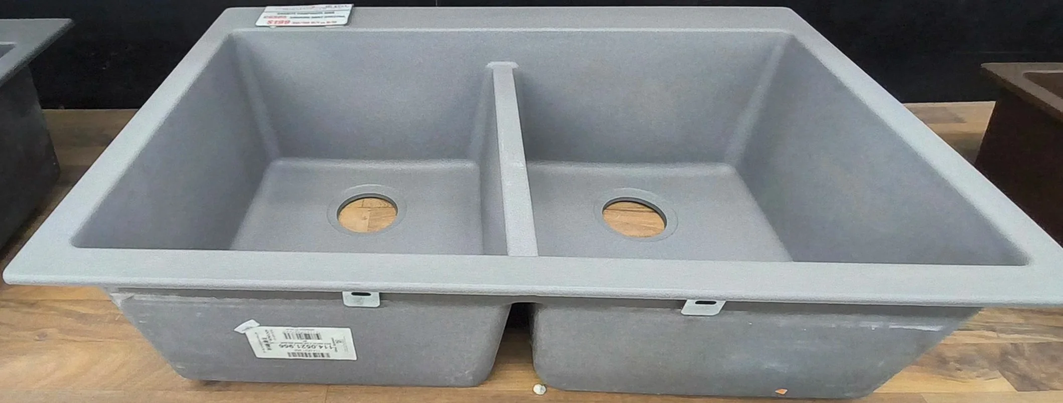 Shadow Grey 50/50 CGS05 Grani te Composite Undermount Sink