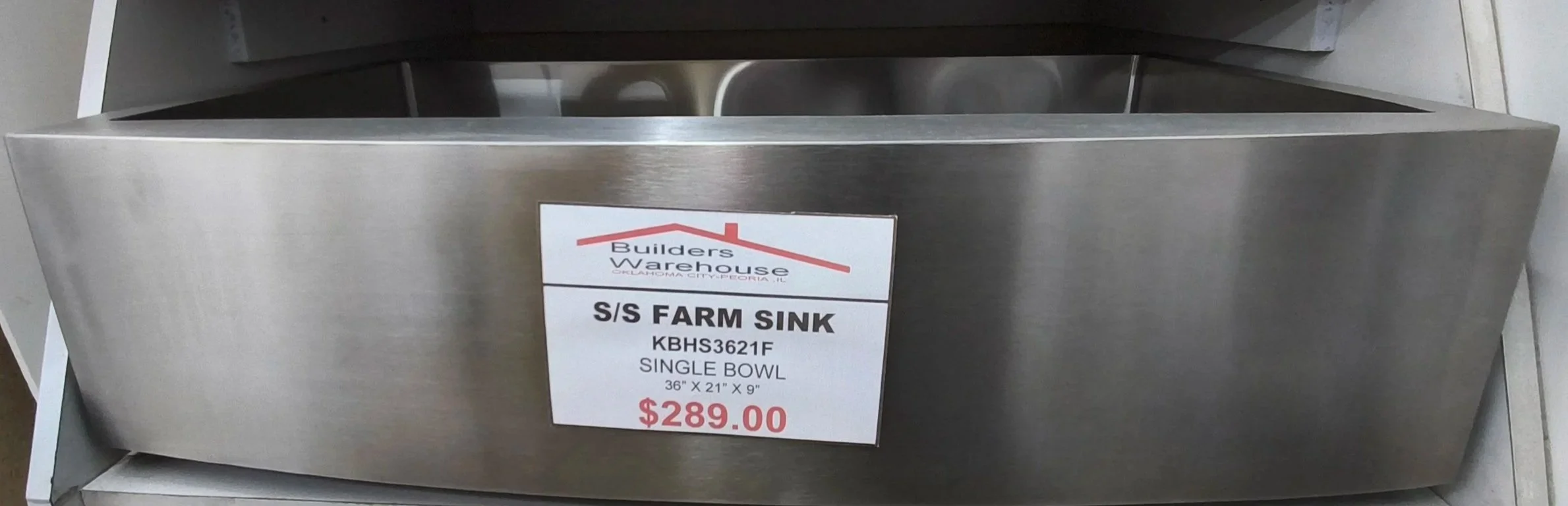 Single Bowl Stainless Steele Farm Sink