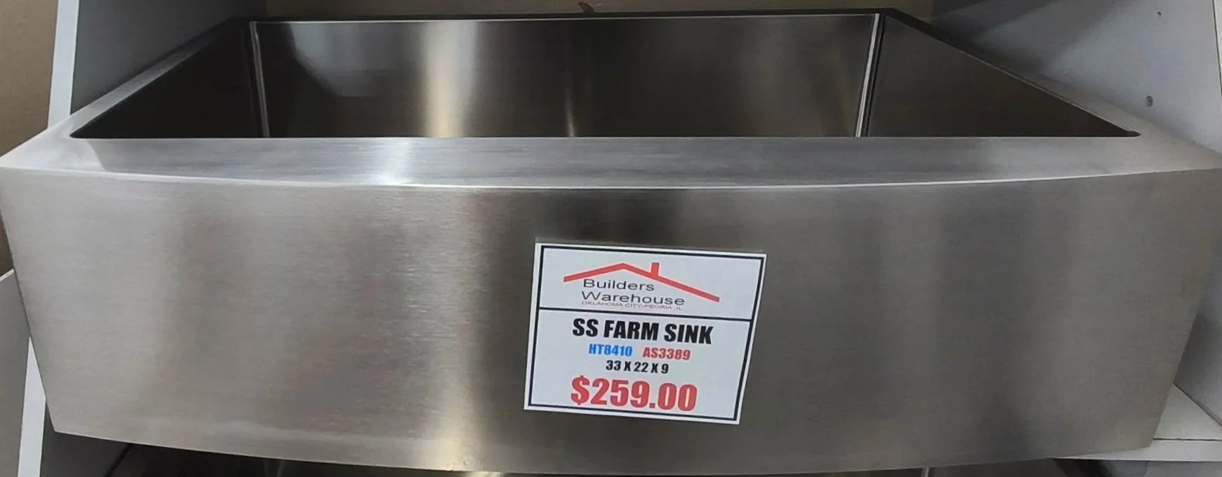 Stainless Steele Farm Sink HT8410 / AS3389