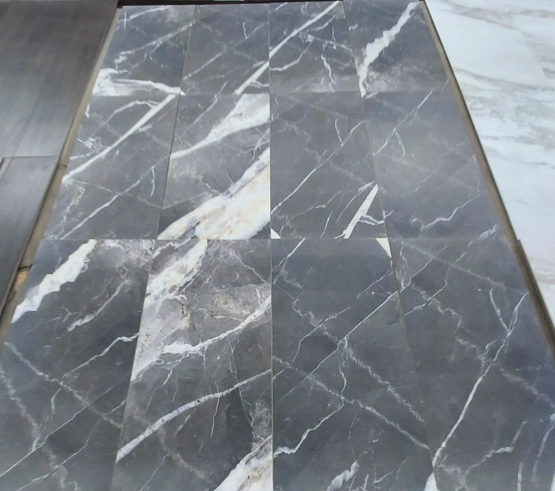 Calacatta Black Matte Grade-B  Porcelain Flooring