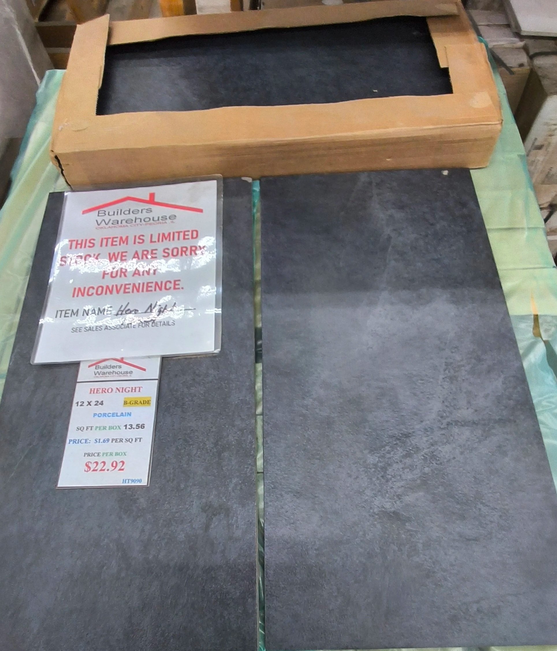 Hero Night Grade-B Porcelain Flooring