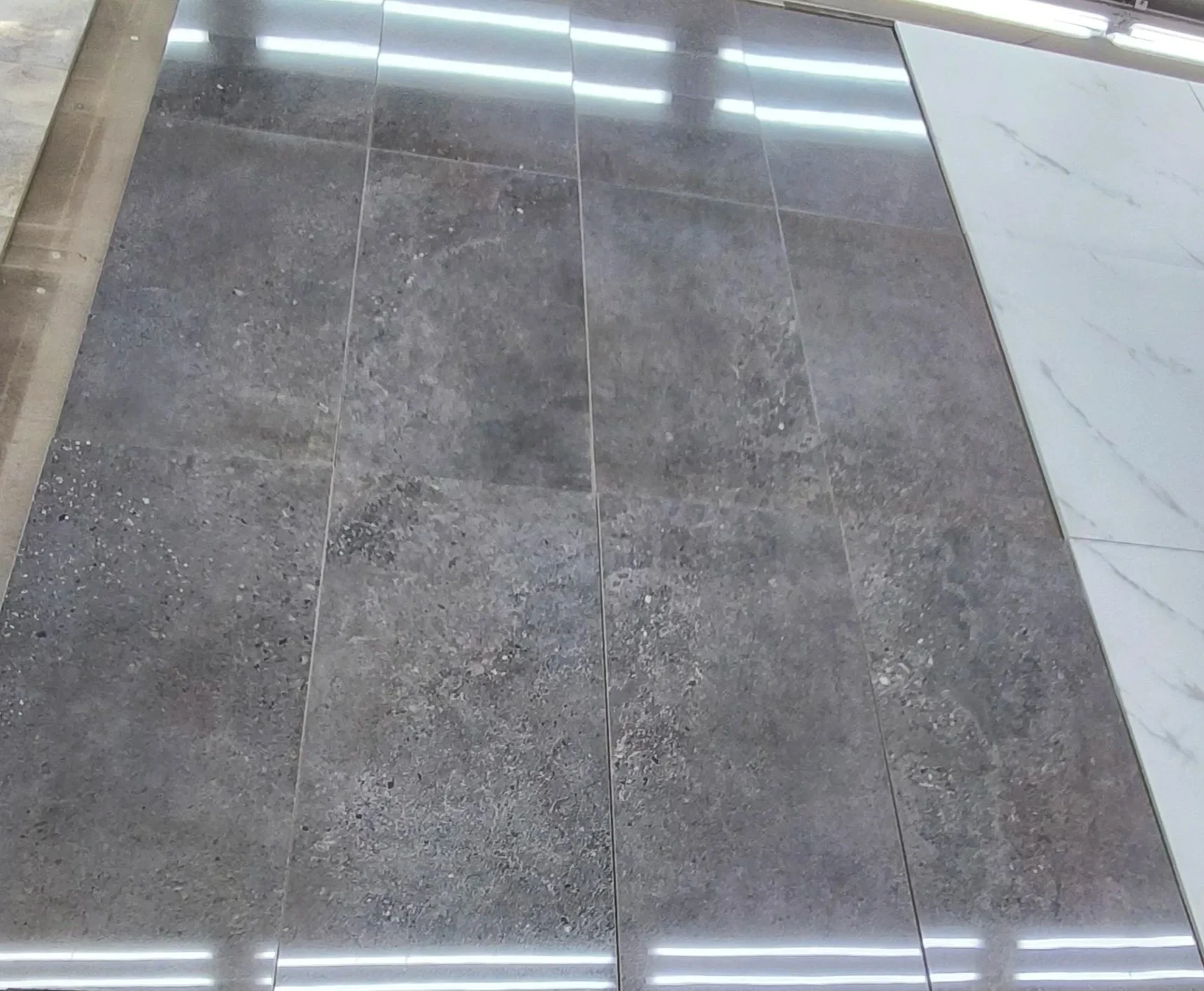 Terra Midnight Polished Grade-B Porcelain Flooring