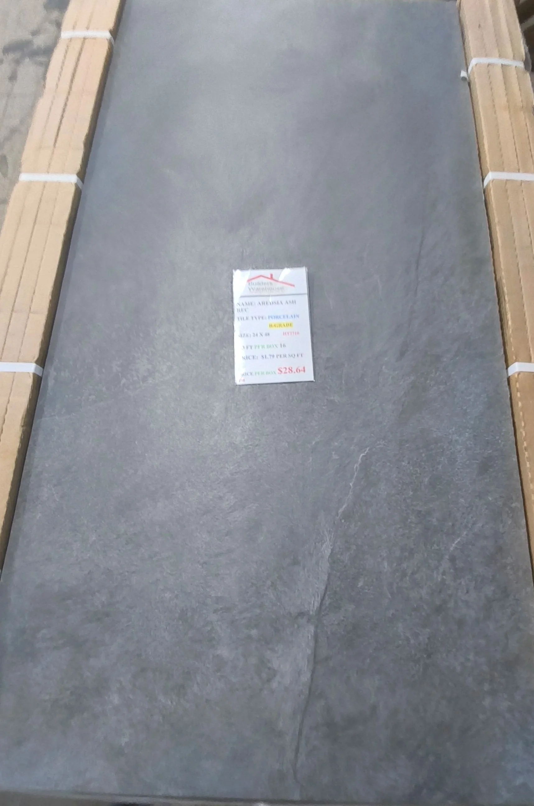 Ardesia Ash Rec Grade-B Porcelain Flooring