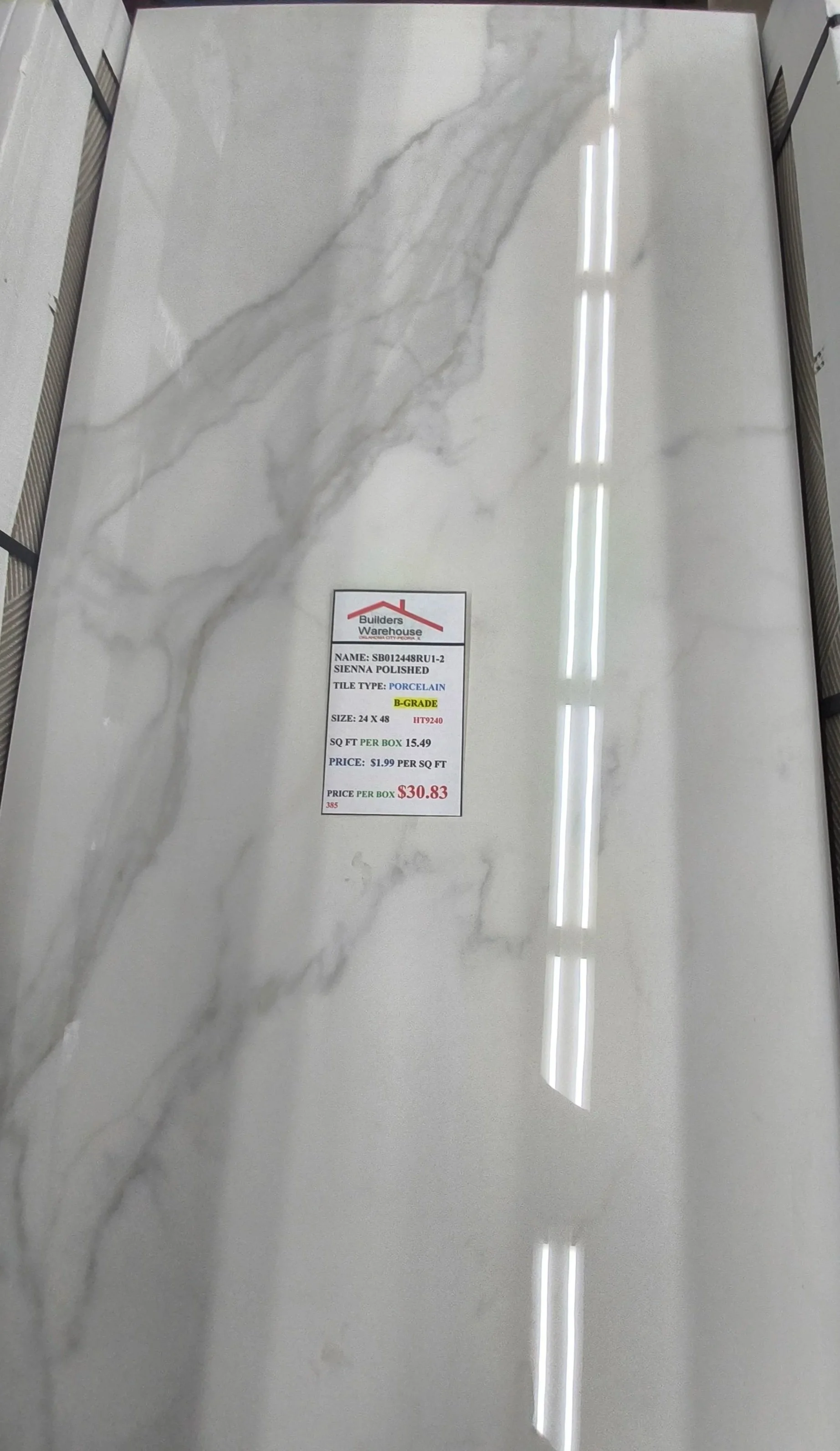 SB012448RU1-2 Sienna Polished Grade-B Porcelain Flooring