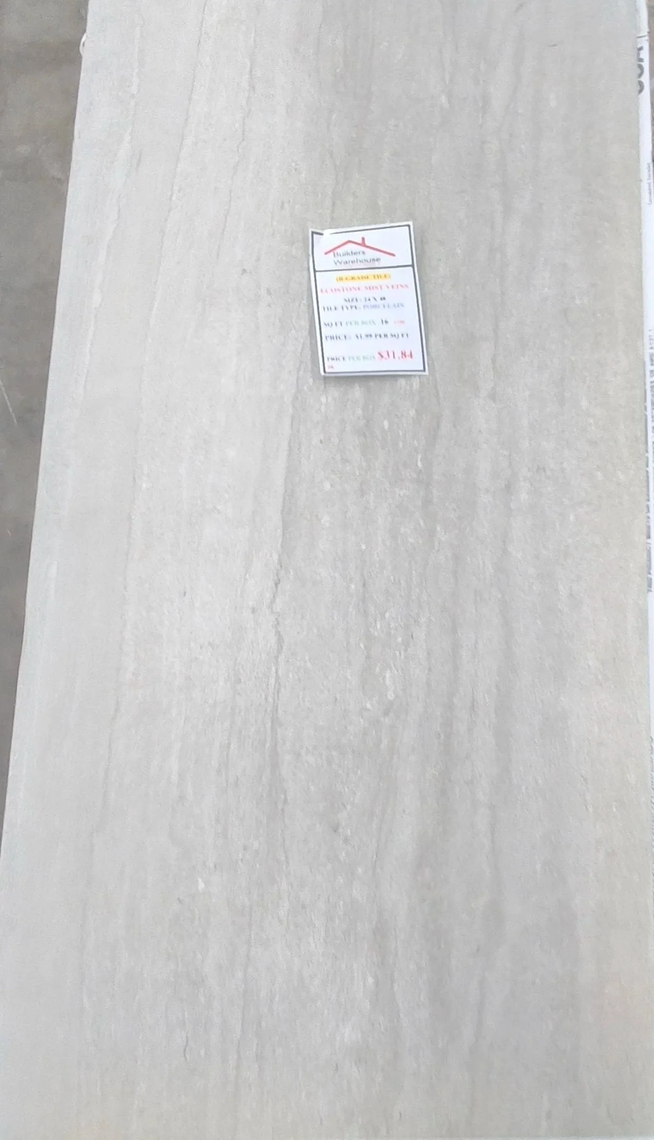 Ecostone Mist Veins Grade-B Porcelain Flooring