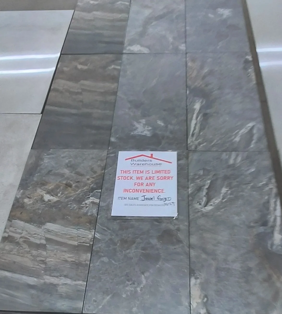 Jewel Grigio Uppol Grade-A Porcelain Flooring