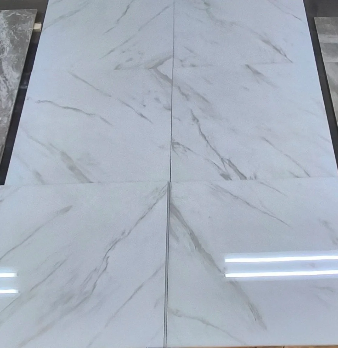 Omega White Polished Grade-A Porcelain Flooring