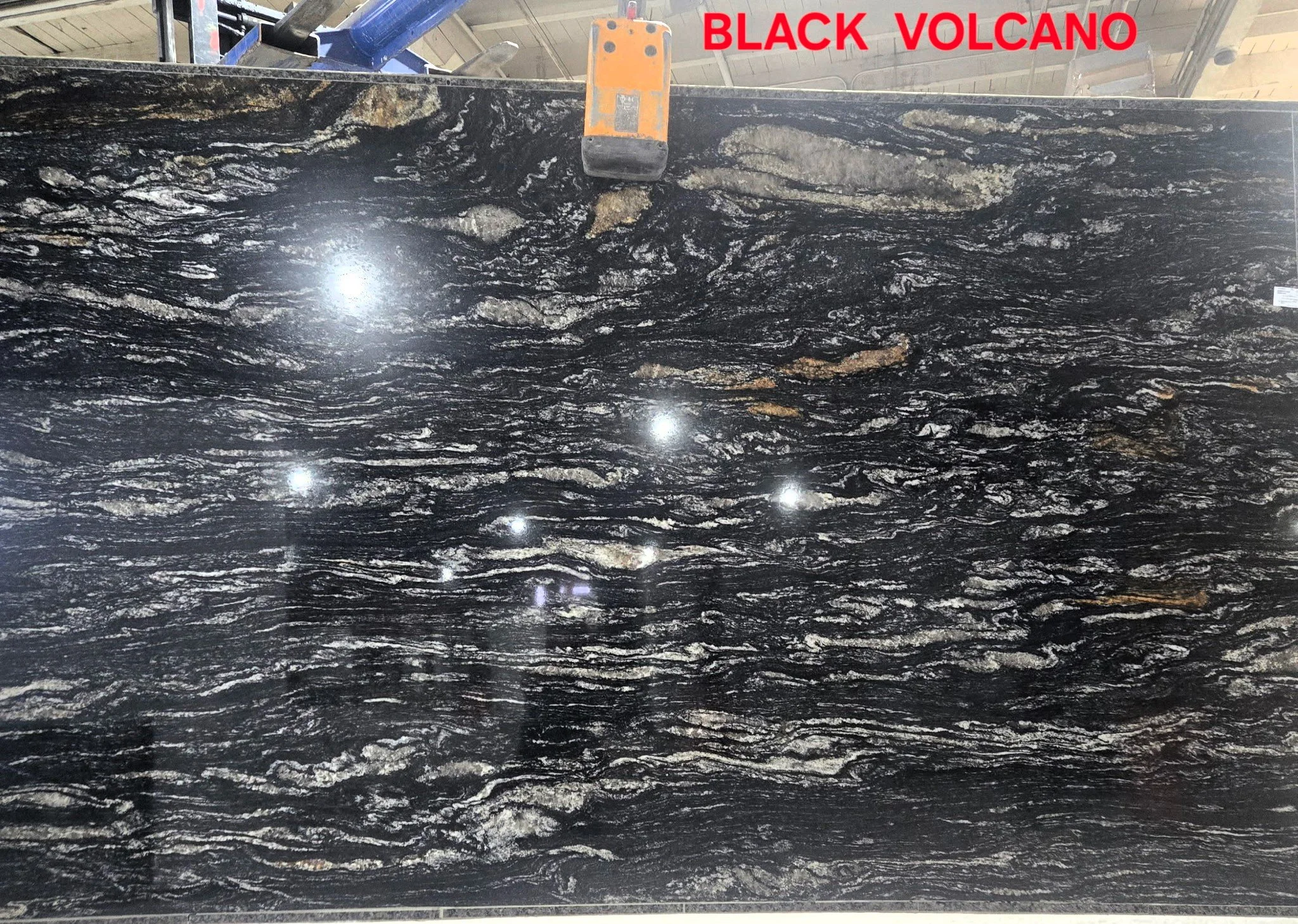 Black Volcano/Amber Granite
