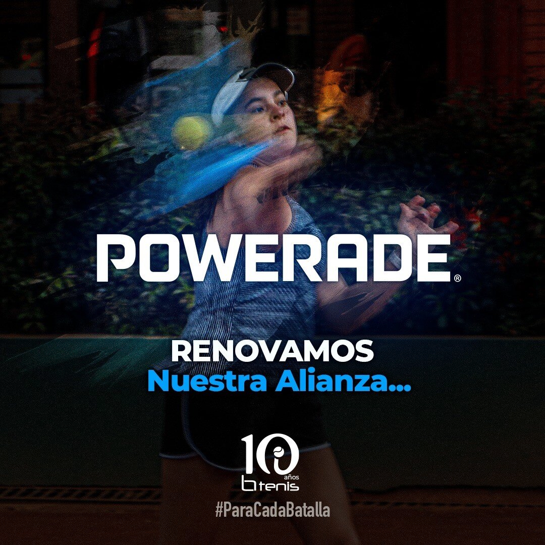 Nuestra alianza sigue firme...

Porque sabemos la importancia de una hidratación diseñada para deportistas.

@powerade_ec  es el auspiciante oficial de todos los eventos LB en el 2022-2023!

Agradecemos su presencia en todas las sedes de #LBTenis

