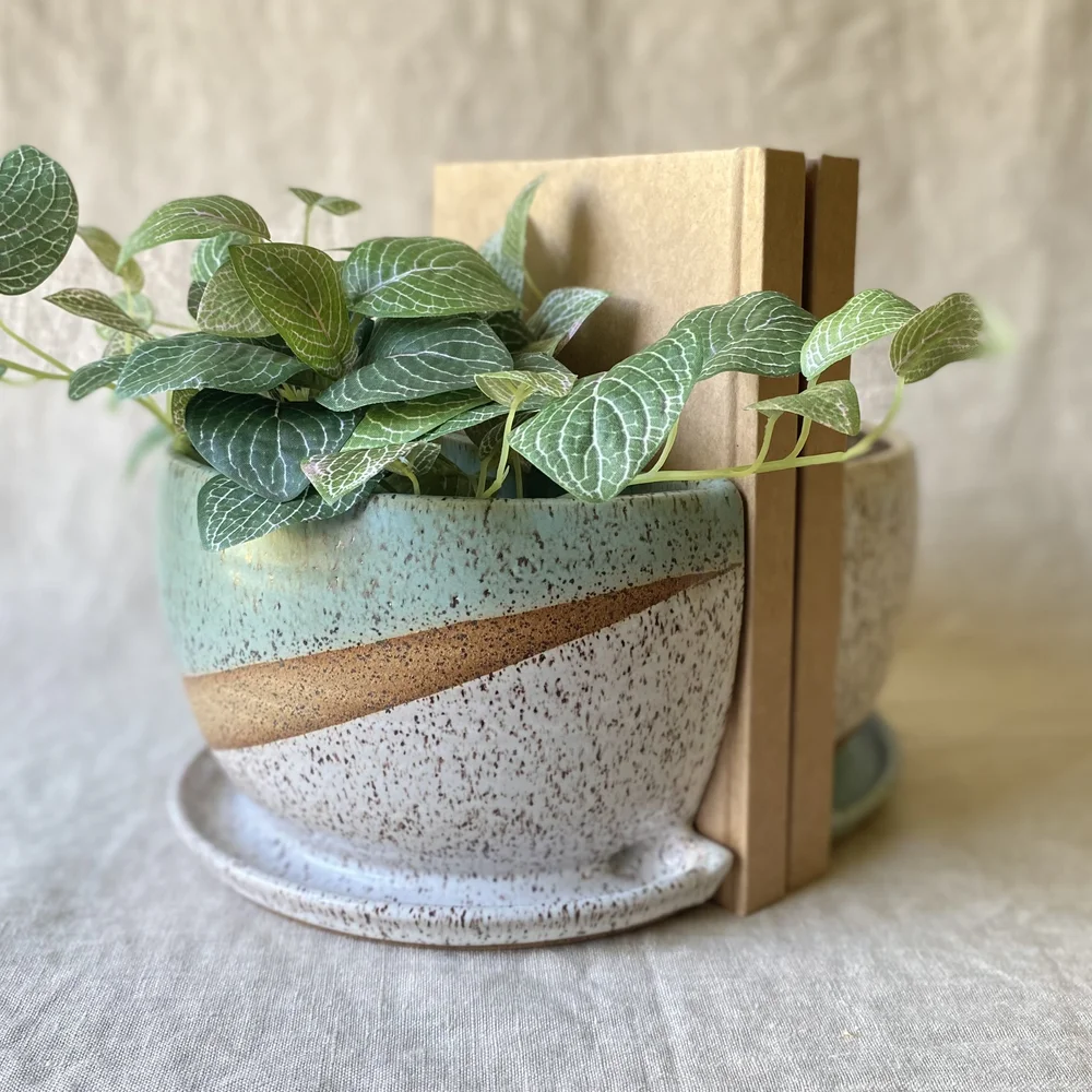 Planter Bookends  Weare Pottery