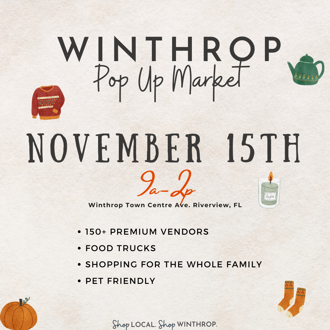 November - Pop Up Market