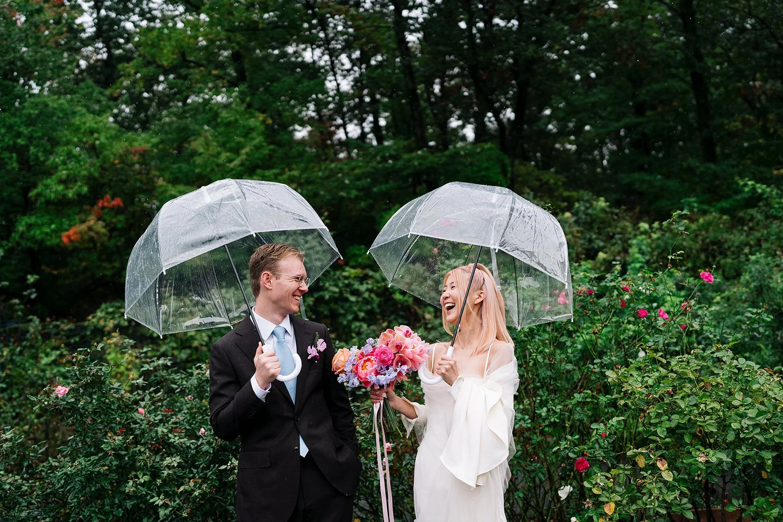 A Rain-Kissed Celebration at the New York Botanical Garden