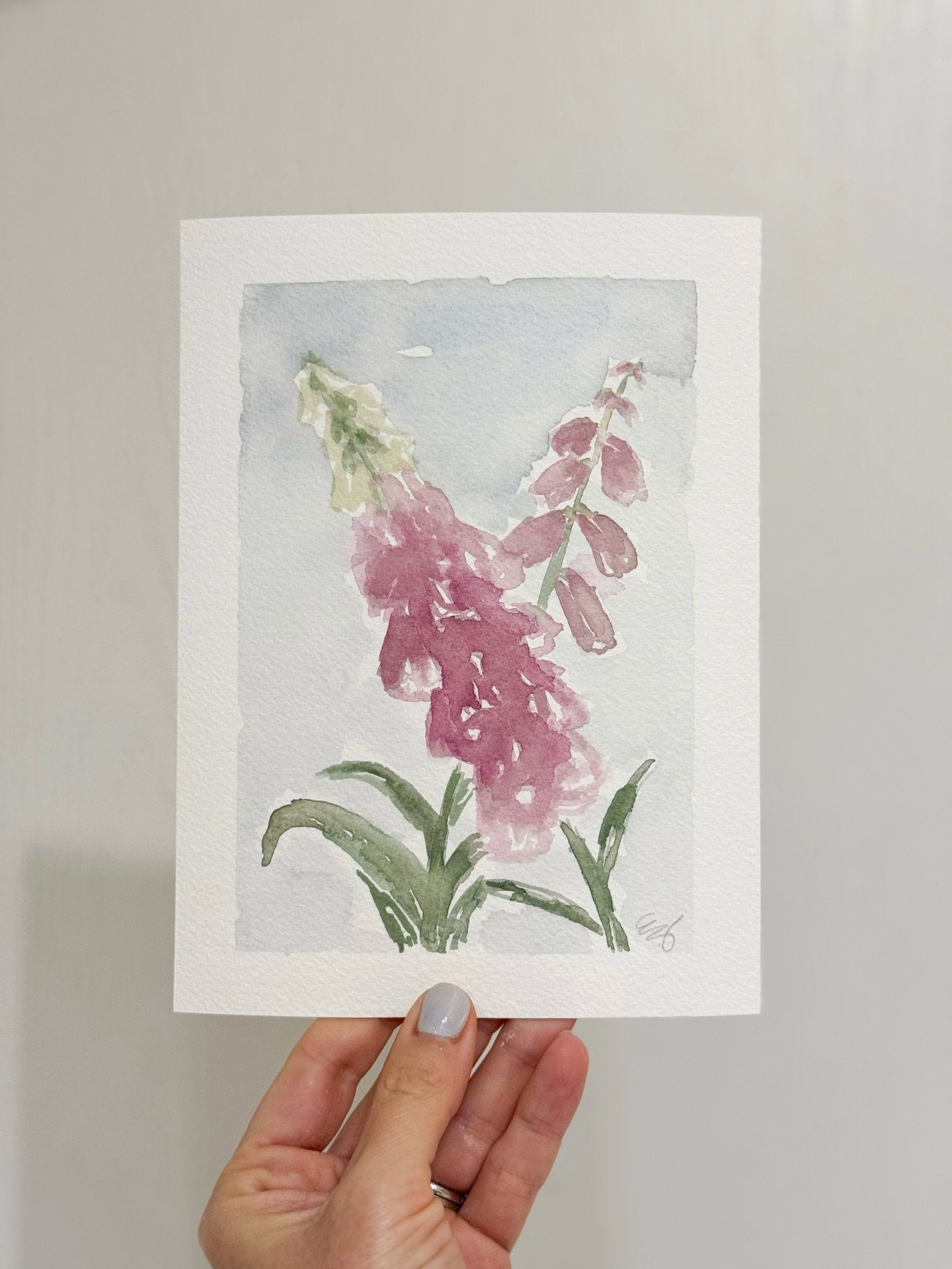 Friday I started on an abstract, and today I ended it with a floral. 🌸

Lately as an artist I&rsquo;ve struggled with what to focus my attention on. Bringing this new style of art into the mix has created an overwhelming opportunity for so many diff