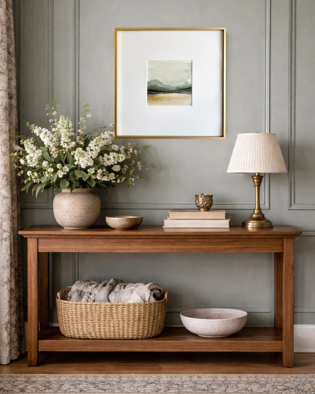 The perfect combo of greens, golds and wood. 🤍

&ldquo;Stillwater Grove&rdquo;, from The Heirloom Collection, inspired by the enduring beauty of the countryside - rolling fields, soft horizons, and the stillness found in open land. An original lands