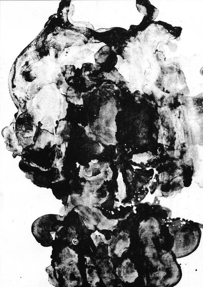 "Self-Portrait of A Black Woman", lithograph, 19" x 14"