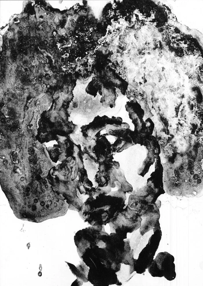 "Self-Portrait of A Black Woman", lithograph, 19" x 14"