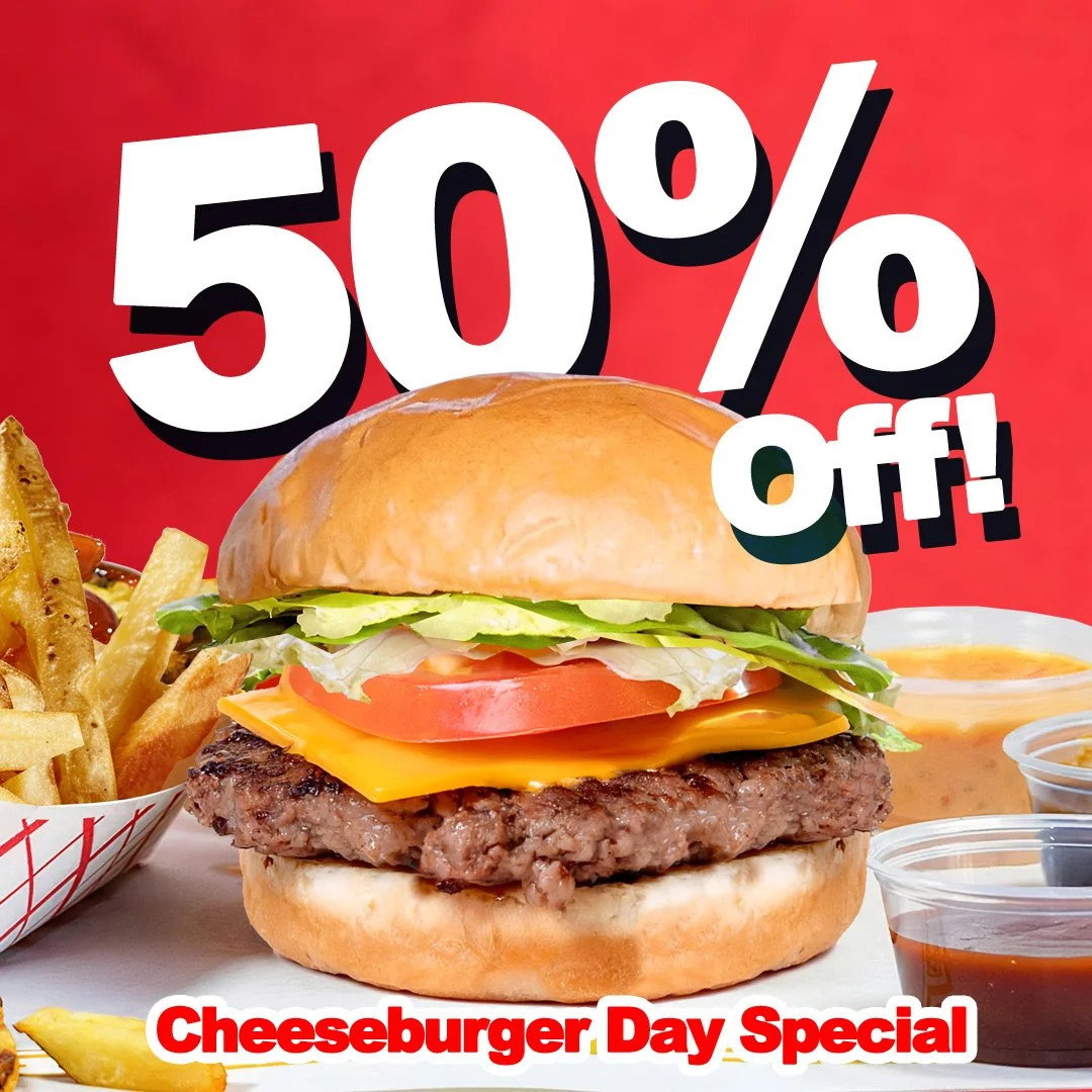 Celebrate Cheeseburger Day – Thursday, September 18!