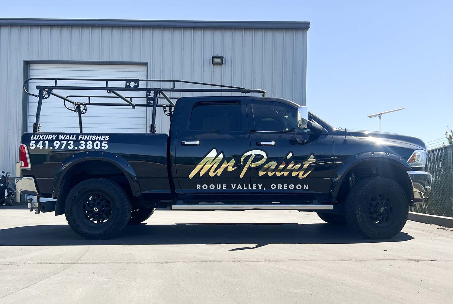 Mr Paint Chrome Vehicle Decal Example