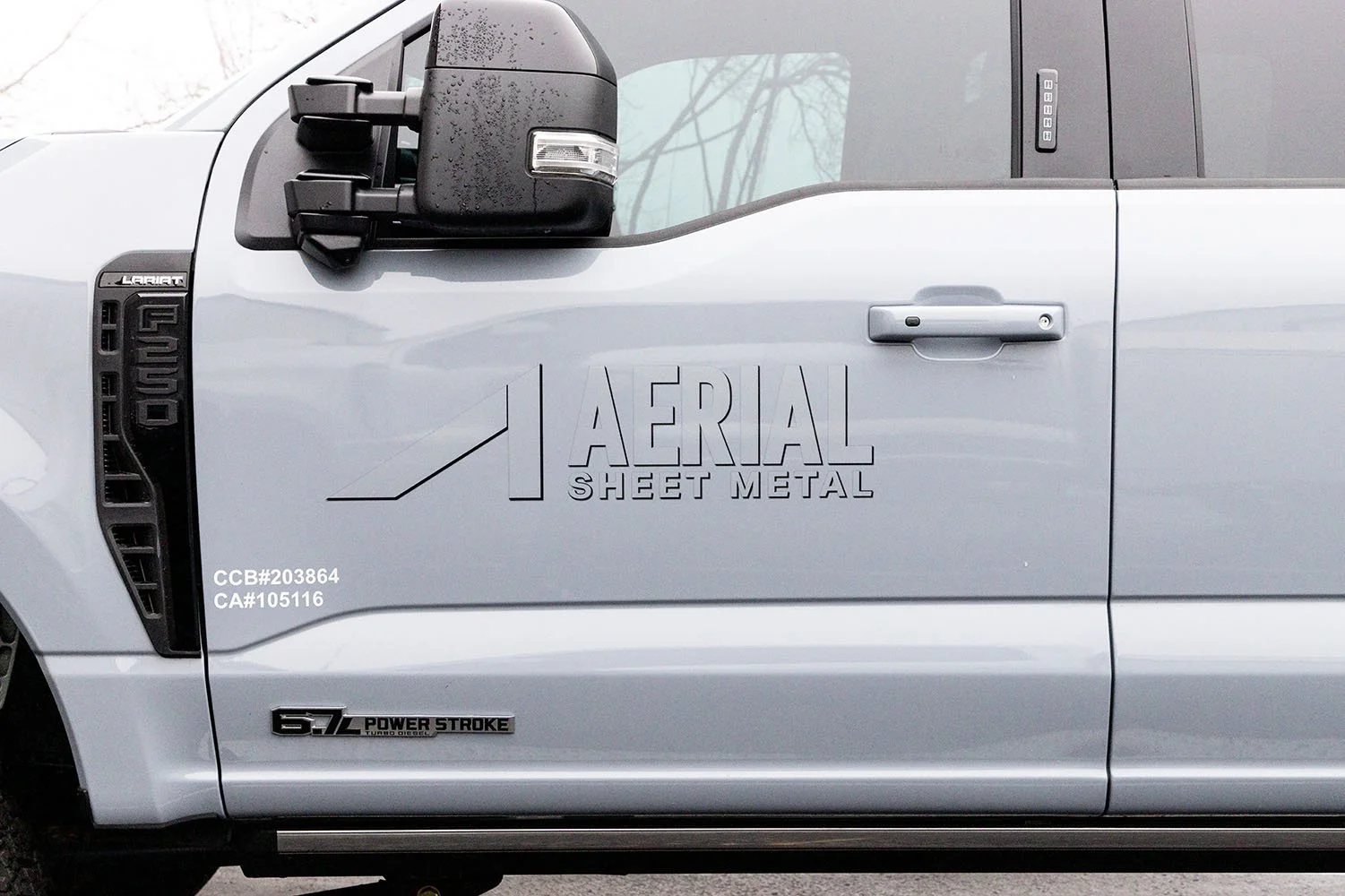 Clear vehicle logo graphics