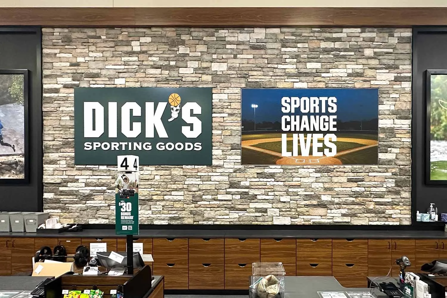 Logo and Branding Retail Signage Example