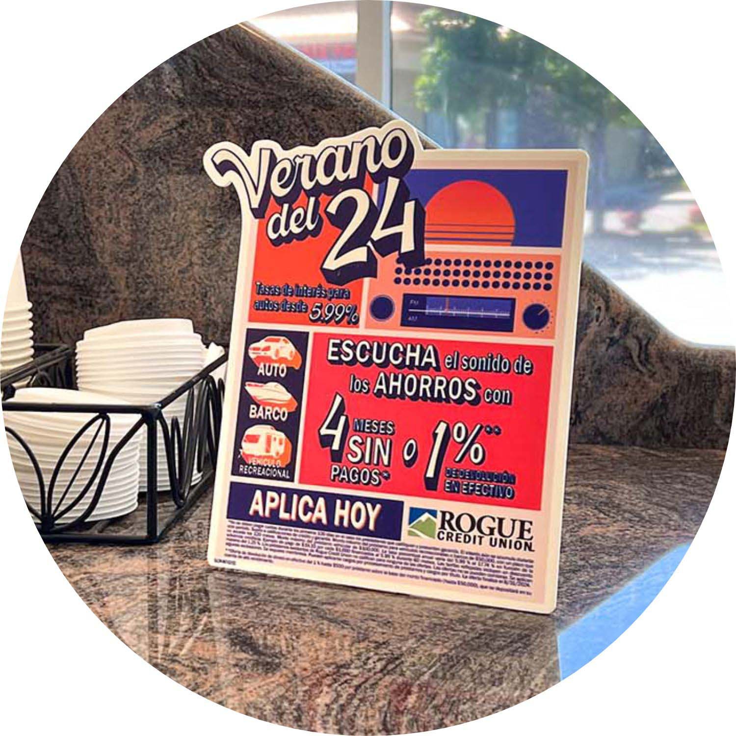 Table Top Signs