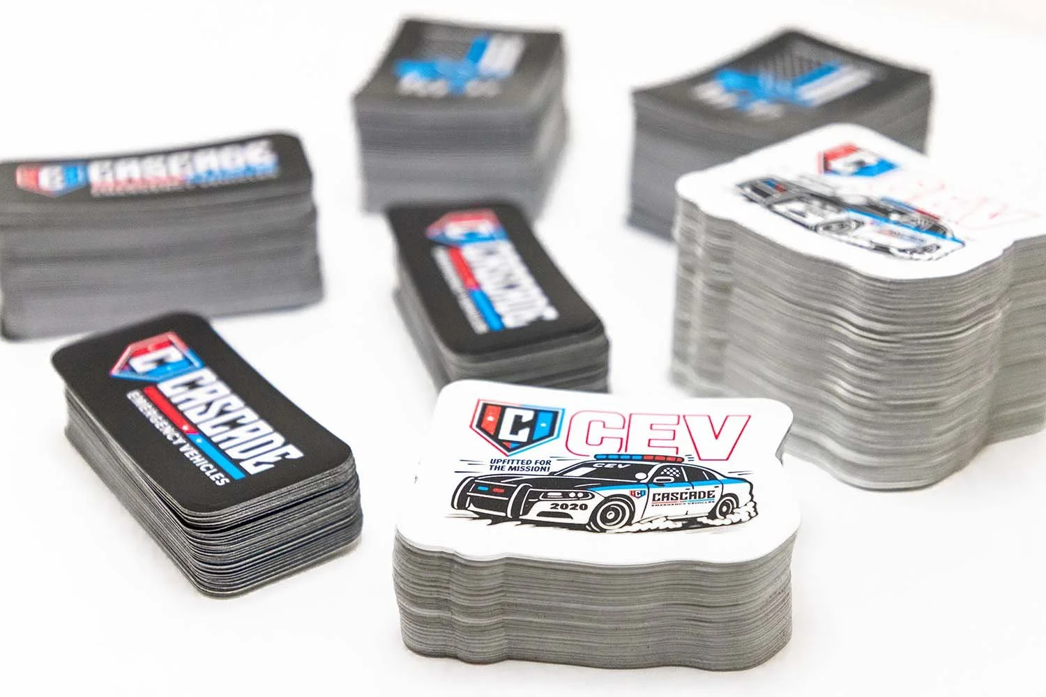 Various Die Cut Stickers for Cascade Fire Equipment 