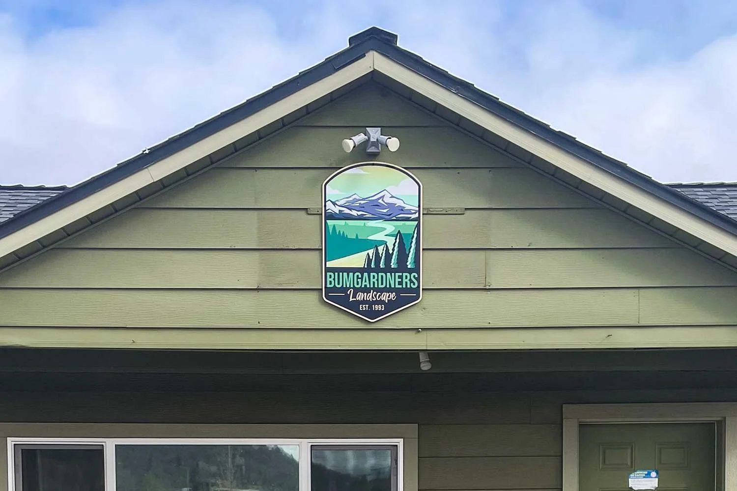 Router Cut Metal Sign Example