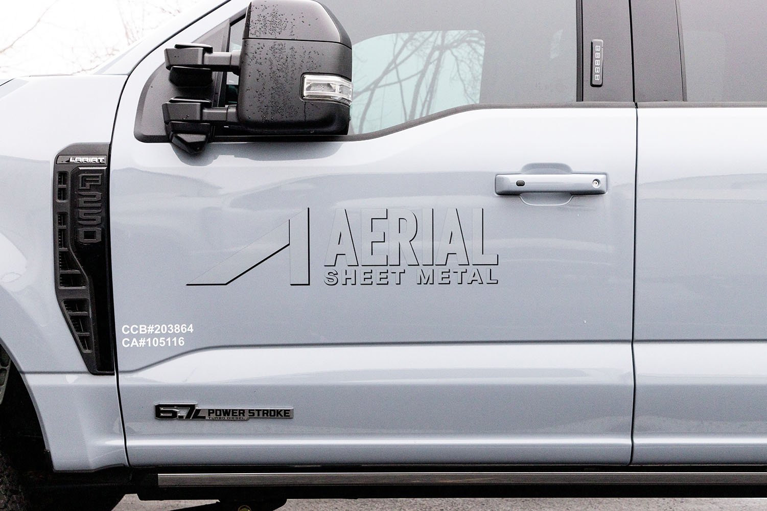Custom Printed Clear Vehicle Decals Example
