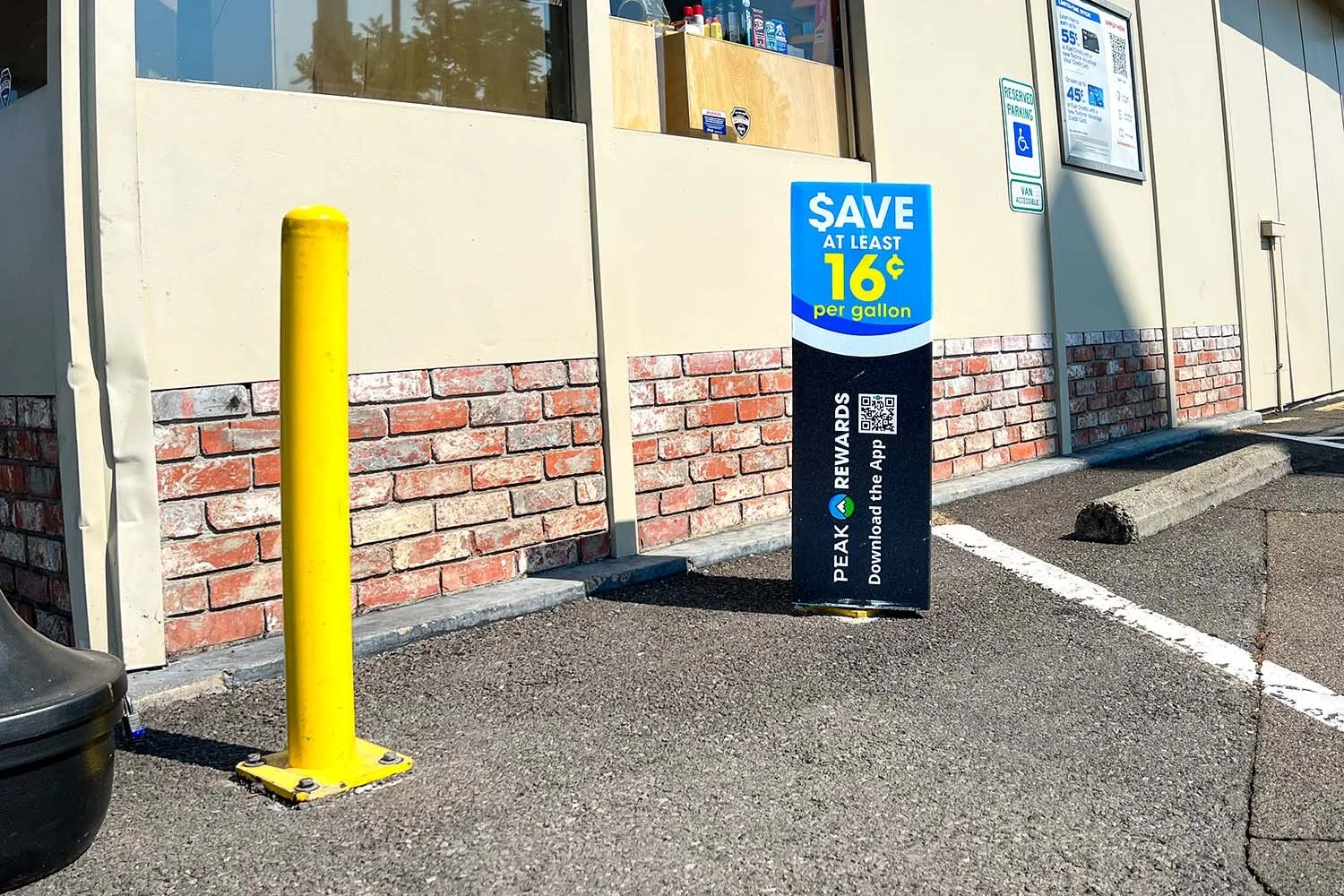 Triangular Bollard Sleeve Example