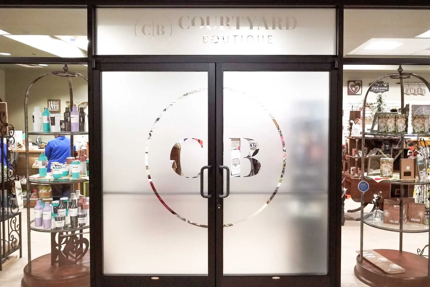 Dusted Crystal Vinyl Window Graphics