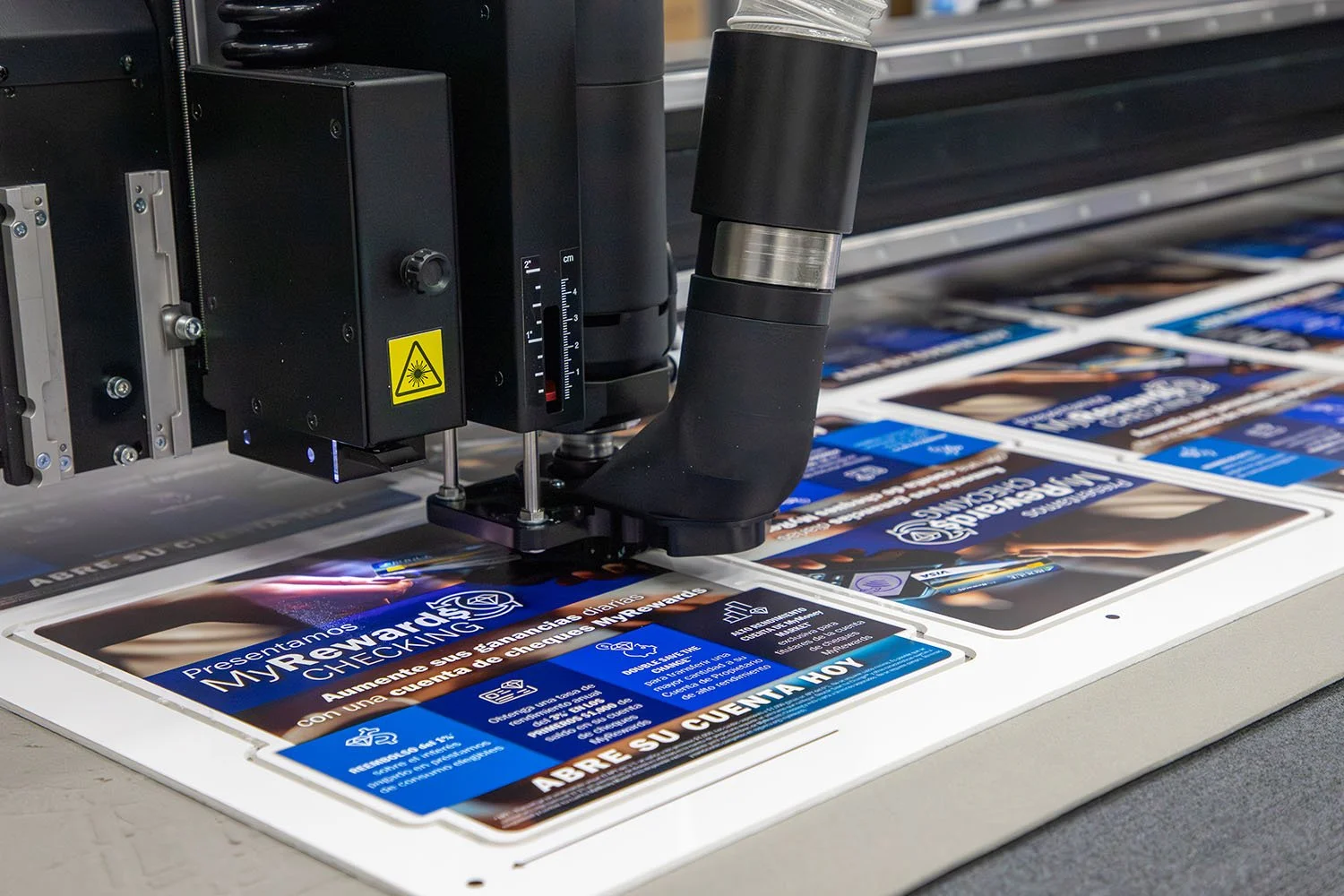 Router Cutting Easel Back Signs Example