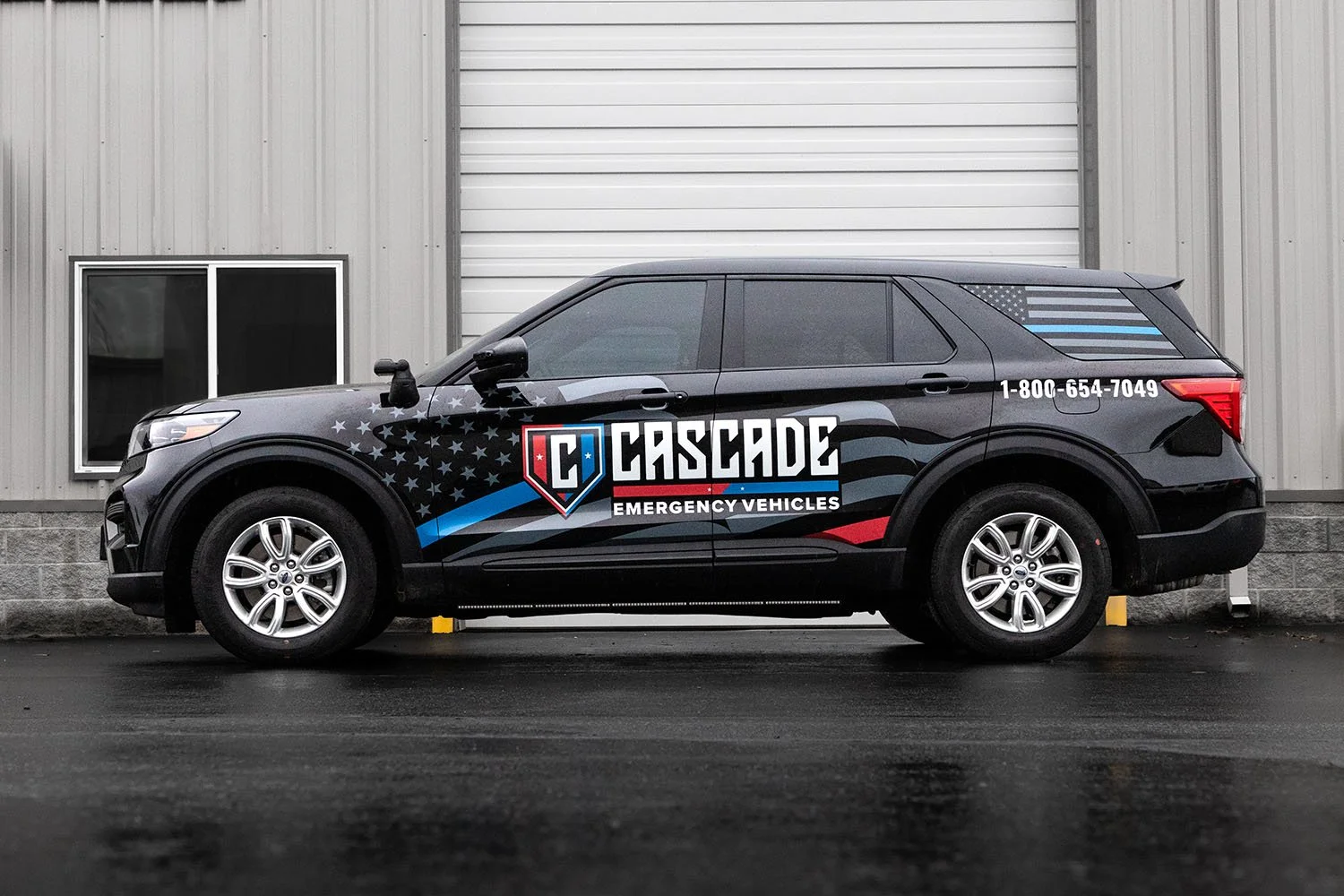 Custom Printed Reflective Vehicle Decals Example