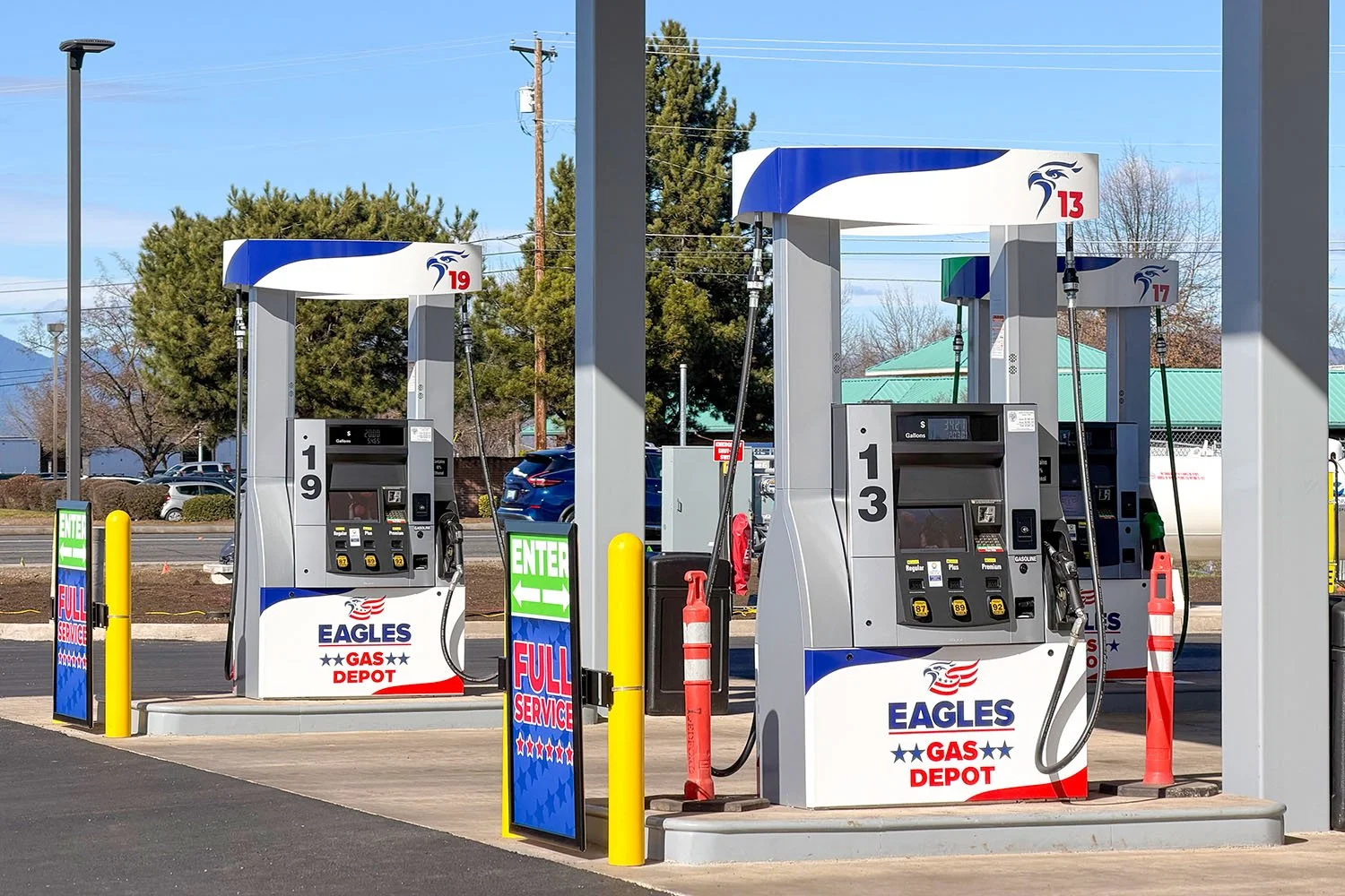 Custom Vinyl Wrap on Gas Pumps