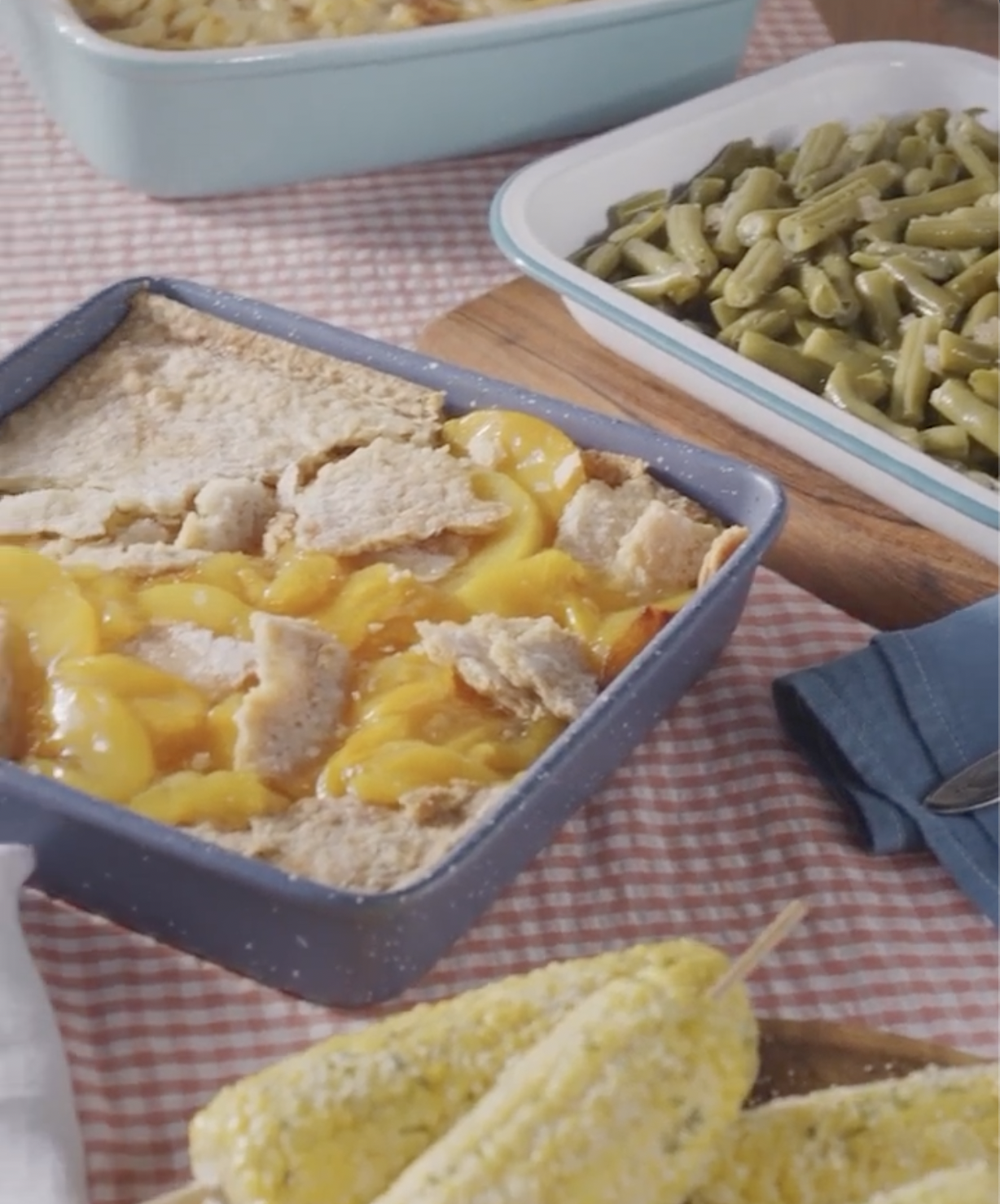Here's to the stars, stripes & summer sides. We’ve got mac n’ cheese, peach cobbler & more for all your 4th of July gatherings.
