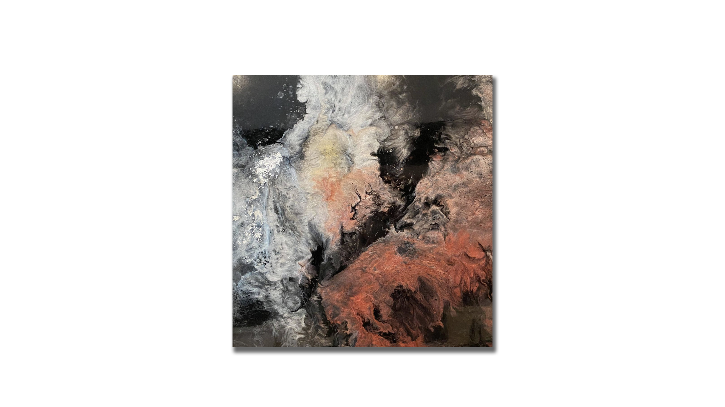 Abstract Resin Painting