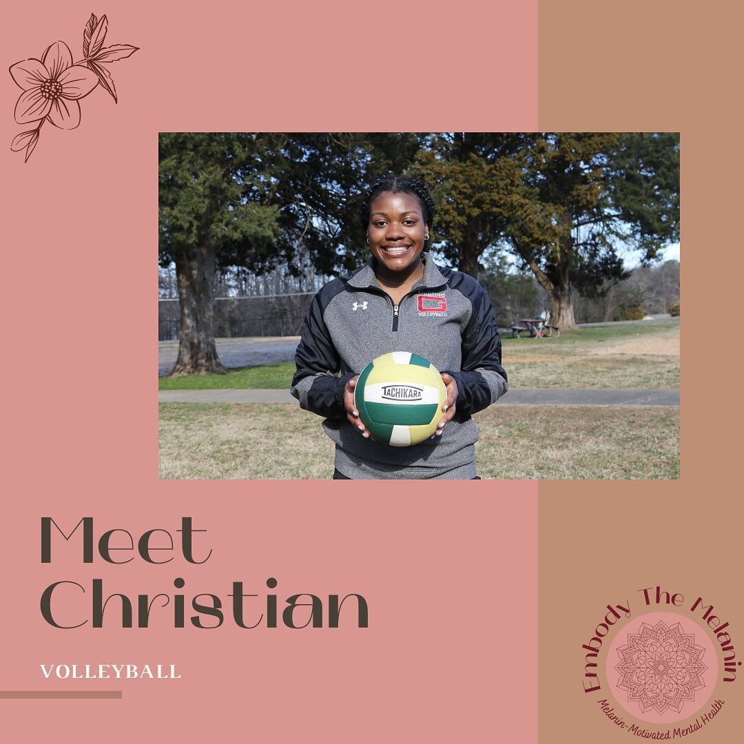 Meet Christian Ritter! She is a Guilford College alum and was an outsider hitter for the volleyball team. She has been playing volleyball from a very young age. Christian is one of the amazing women that will be highlighted on Embody The Melanin. Fol