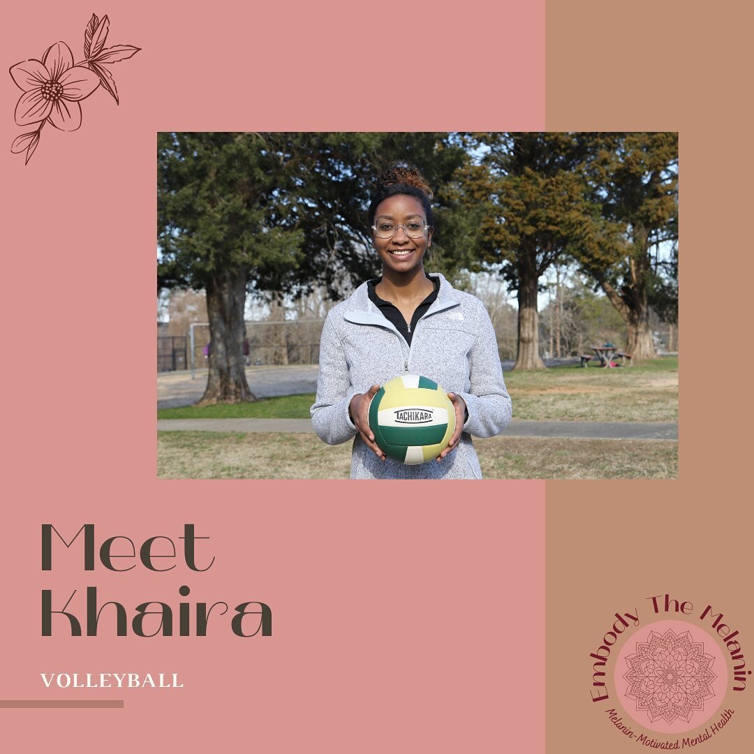 Meet Khaira Bolden! She is a senior at Guilford College and is a middle blocker for the volleyball team. Khaira is one of the amazing women that will be highlighted on Embody The Melanin. Follow along to see more of her volleyball journey and experie