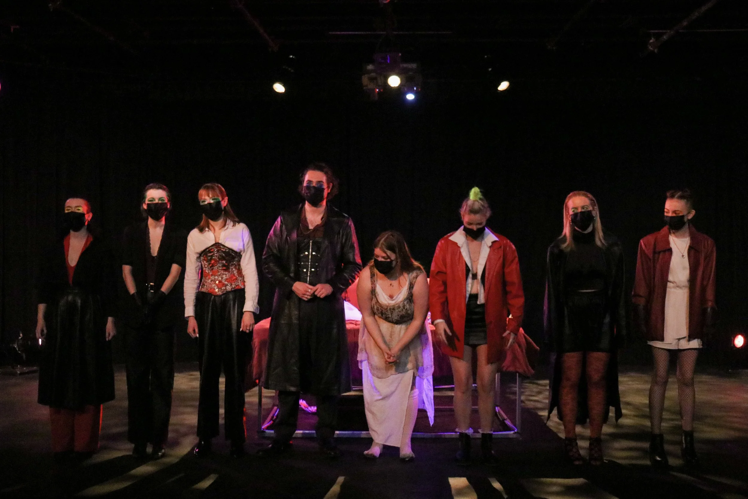 What Happened While Hero Was Dead by Meghan Brown |
Scenic Design by Erasmo Salinas |
Lighting Design by Harrison Best |
Photos by Drew Lotter