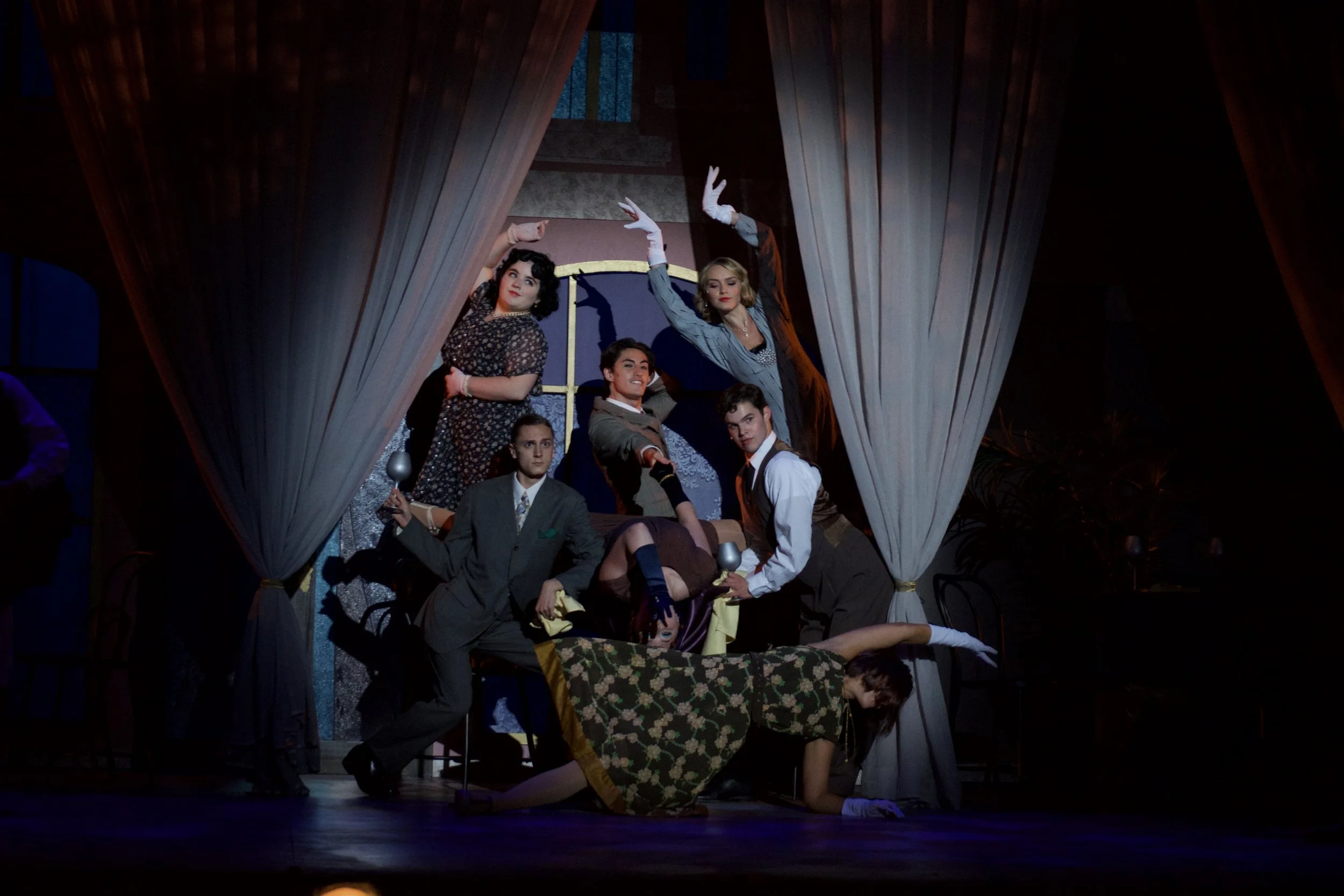 She Loves Me by Joe Masteroff |
1934 Budapest |
Scenic Design by Leo Fuller |
Lighting Design by Harrison Best |
Photos by Drew Lotter