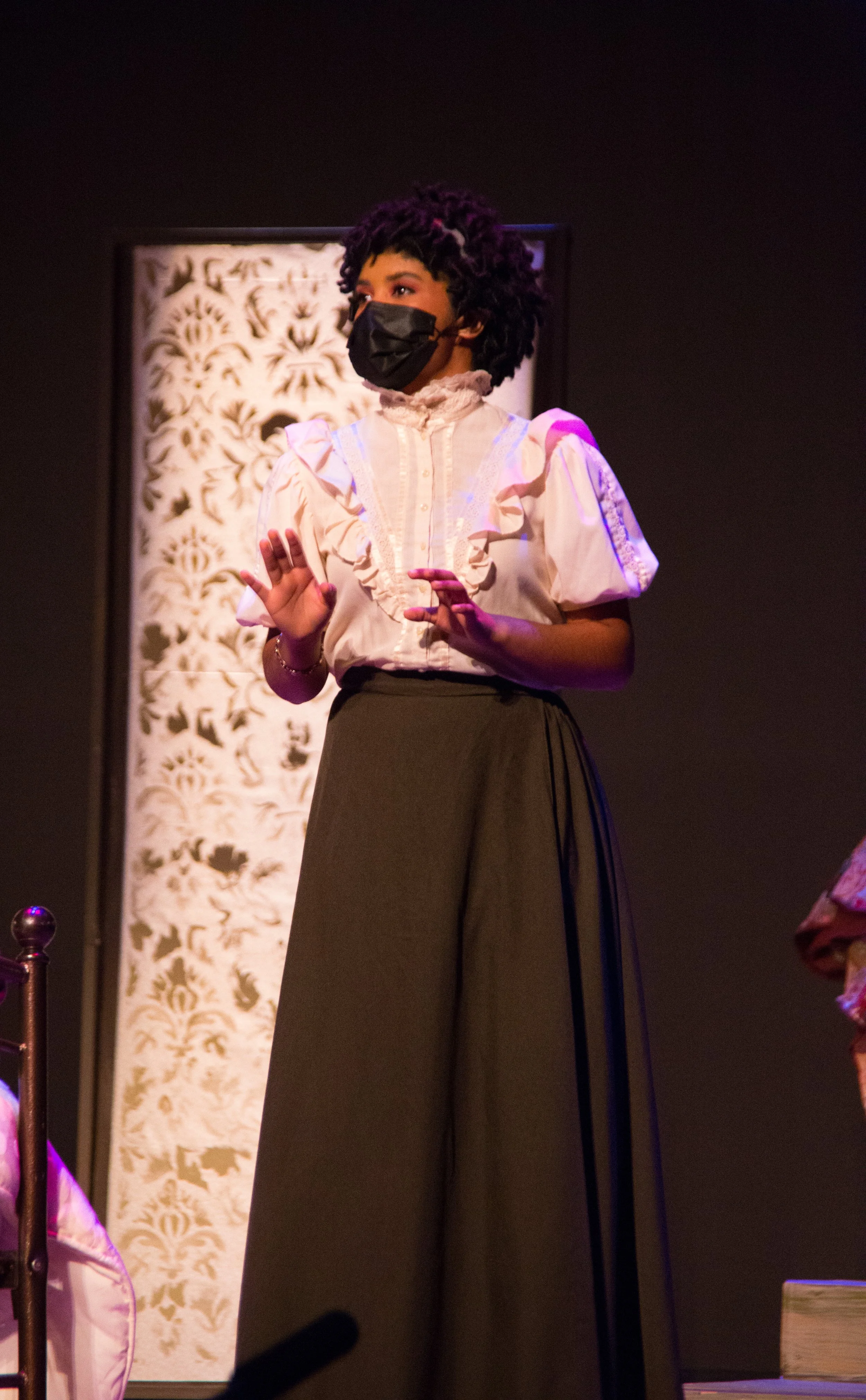 Intimate Apparel by Lynn Nottage |
1905 New York City |
Scenic Design by Steven Goff |
Lighting Design by Cassi Crain |
Photos by Drew Lotter