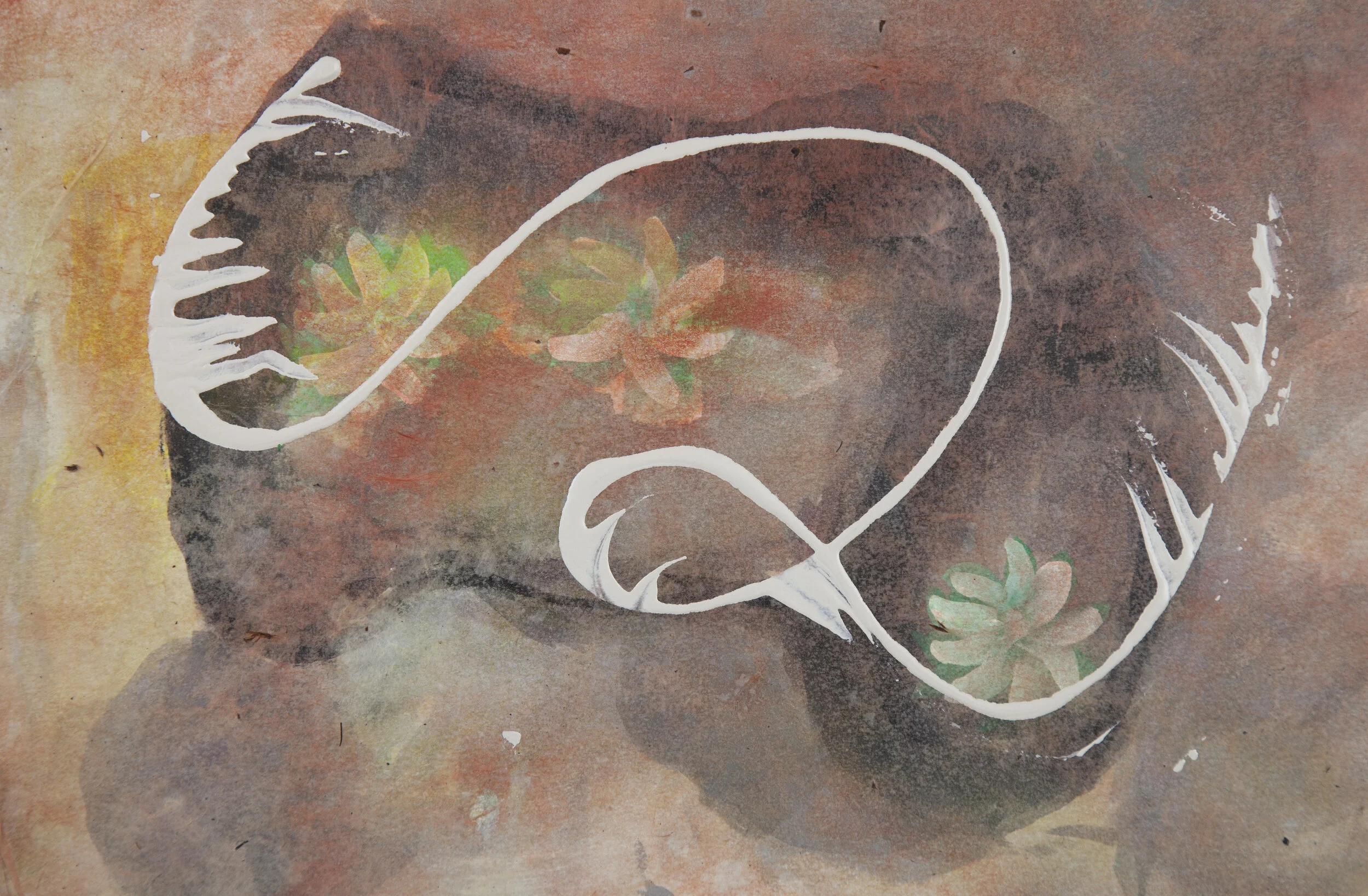 'Petal Pusher'  -  15 x 11  -  $405.00  (um/uf)
